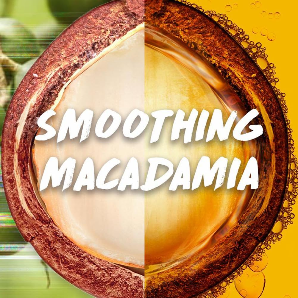 Garnier Fructis, 3-In-1 Hair Mask, Smoothing & Hydrating, Hair Food Macadamia, 390Ml image number 6