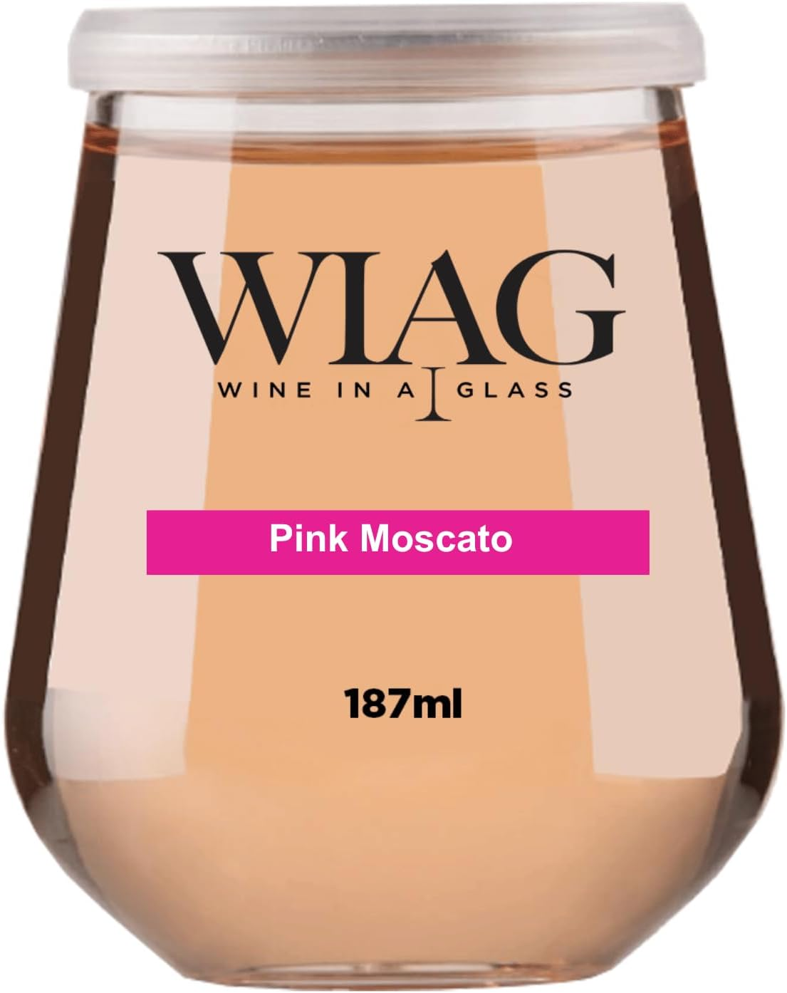 Wine Pink Moscato (12 Pack Stemless)