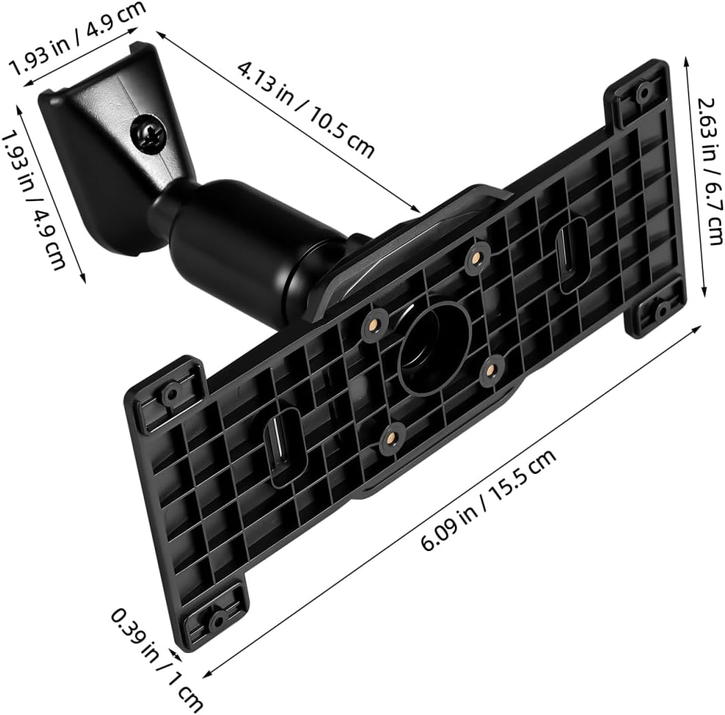 1 Set Car Rear View Mirror Back Plate Panel + Mirror Dash Cam Mount Arm Rear View Camera Mount Kit for Car DVR Instead of Strap