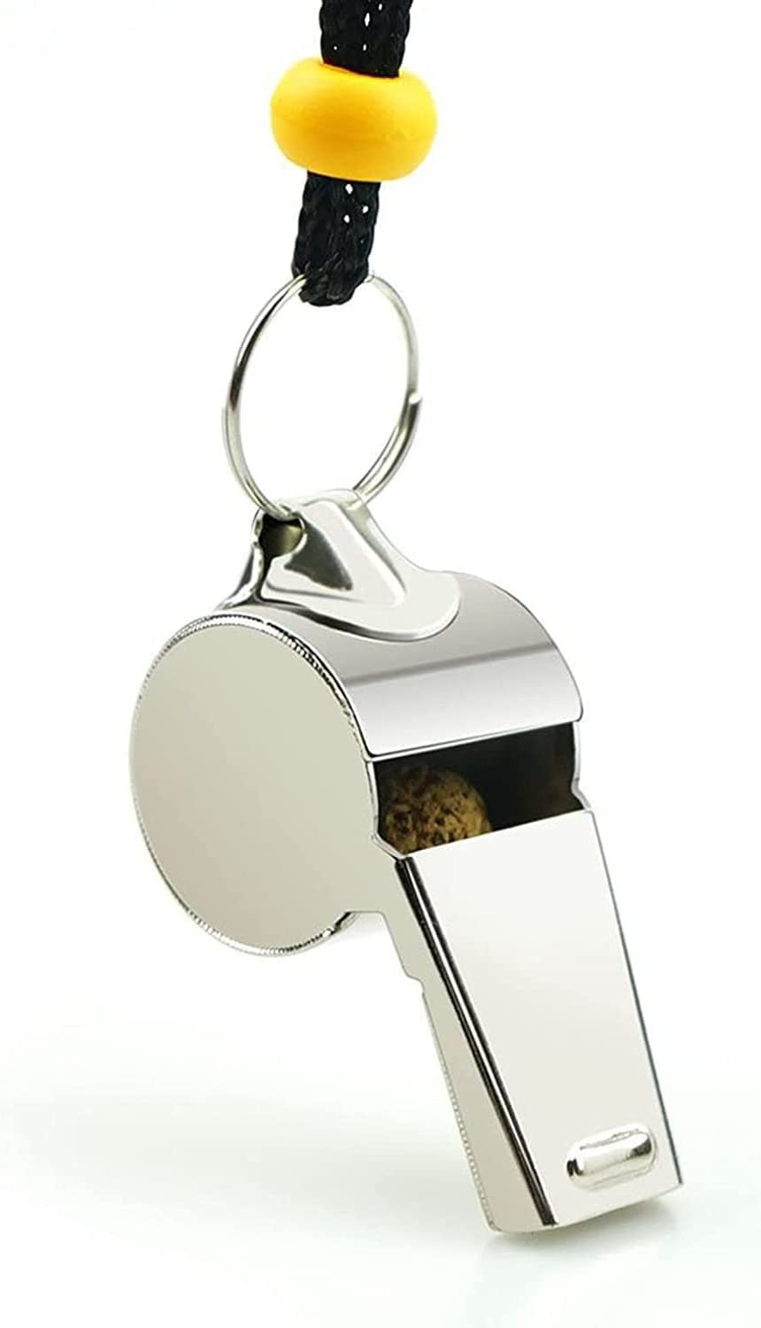 DABOBOTOOL Whistle, Stainless Steel Sports Whistles with Lanyard, Loud Crisp Sound Whistles Great for Coaches, Officials, and Officialsreferees image number 2