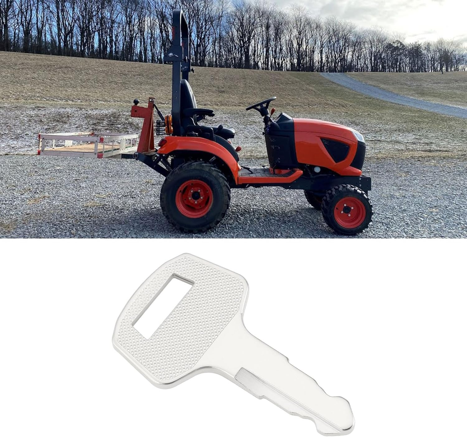 5 Pcs Diesel Engine Ignition Keys TC832-31810 1900-0914 Compatible with Kubota BX1880 BX1880-1 BX2380 image number 4