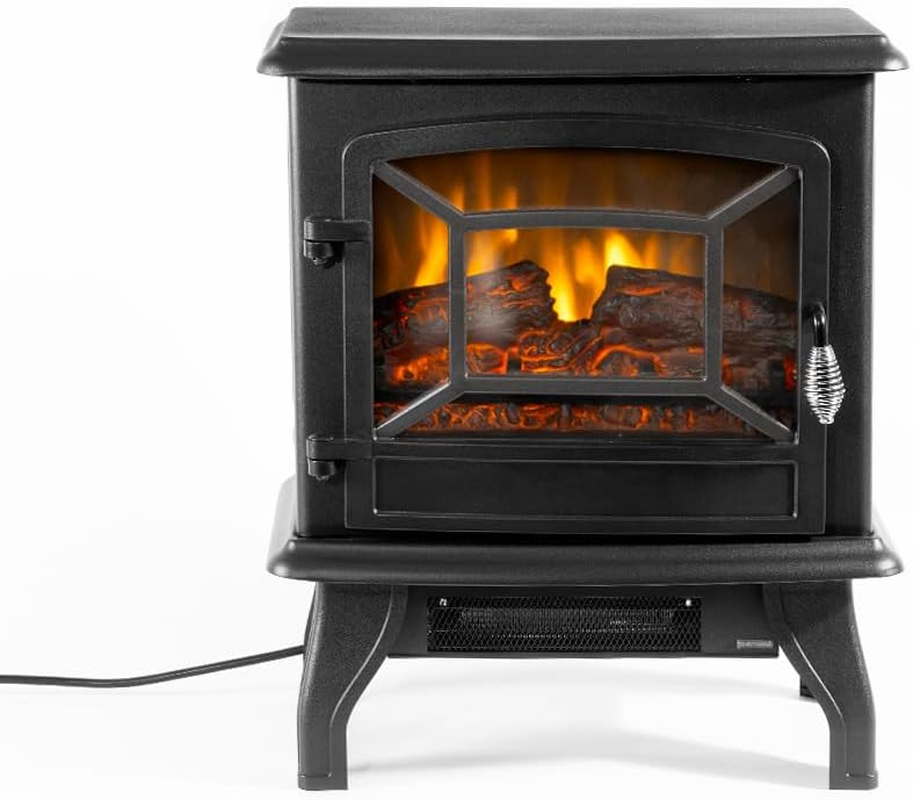 Electric Fireplace Heater with Real Flame Effect image number 3