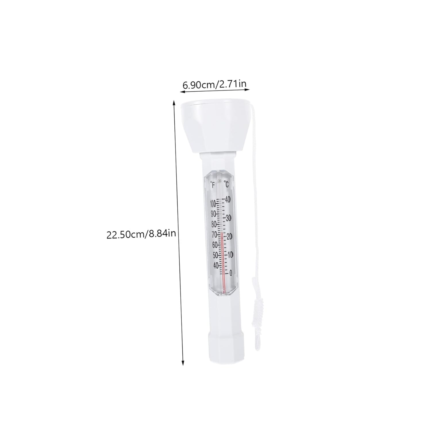 Alasum Floating Pool Thermometer Bath and Spa Temperature Gauge Fast Reading for Swimming Pools Fishponds and Hot Tubs