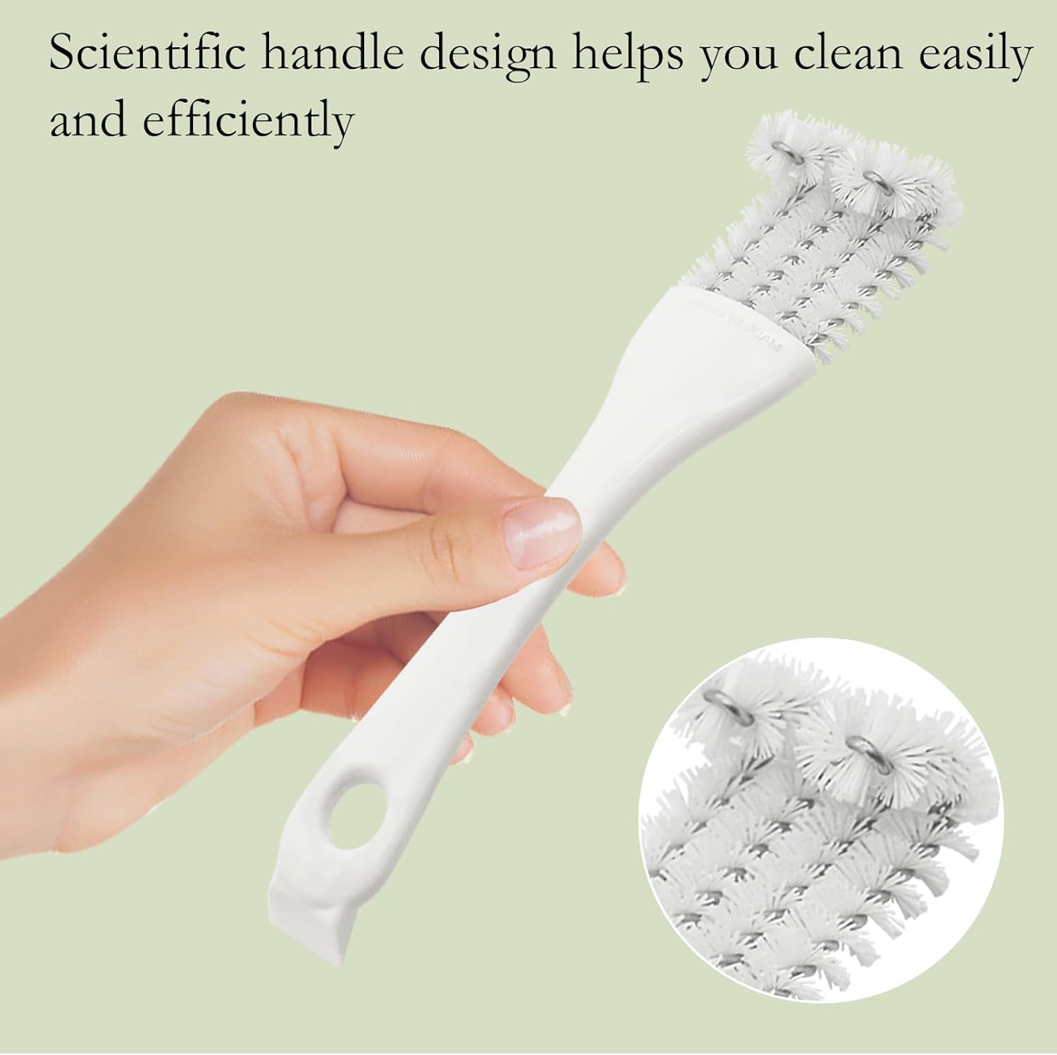 Bird Cage Cleaner with Long Handle and Shovel, 2Pcs Bird Cage Long Handle Shovel Cleaner, Bird Cage Cleaning Droppings Removal Brush image number 5