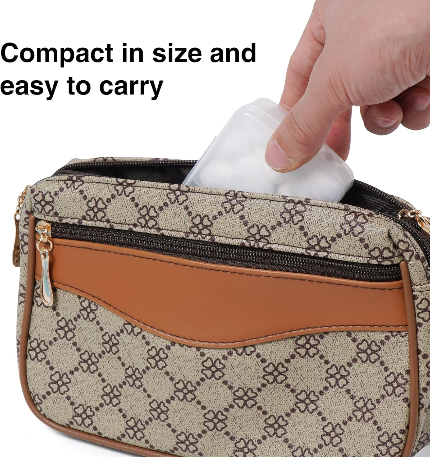 CGR Travel Cotton Swabs Set Portable, Eack Pack with 100 Cotton Swabs, 12 Cotton Rounds, 12 Cotton Balls in Reusable Storage Box for Ear, Cosmetics, Makeup Remover, Nail Polish Remover(Pack of 3) image number 5