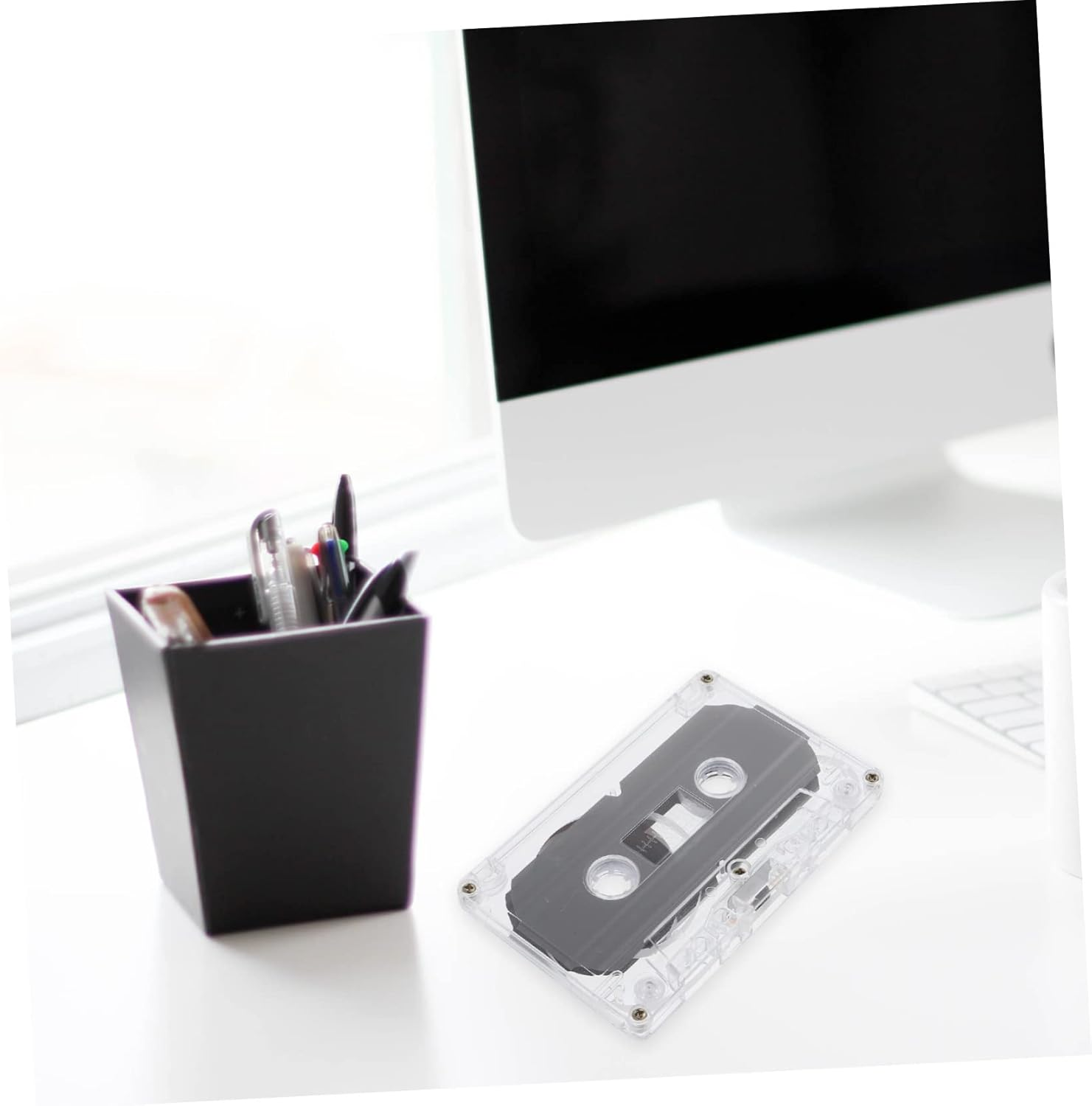 Jojofuny 20Pcs Blank Cassette Tapes for Audio Recording Vintage Music Storage Easy to Use Fun Retro Design for Creative Projects image number 3