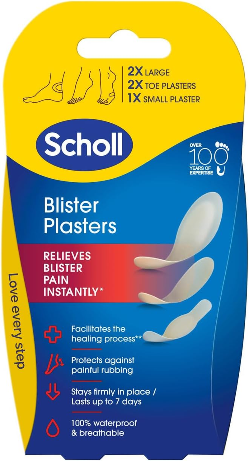 Scholl Mixed Blister Plasters Cushioned Protection for Blisters and Friction & Fast Relief, Pack of 5 image number 5