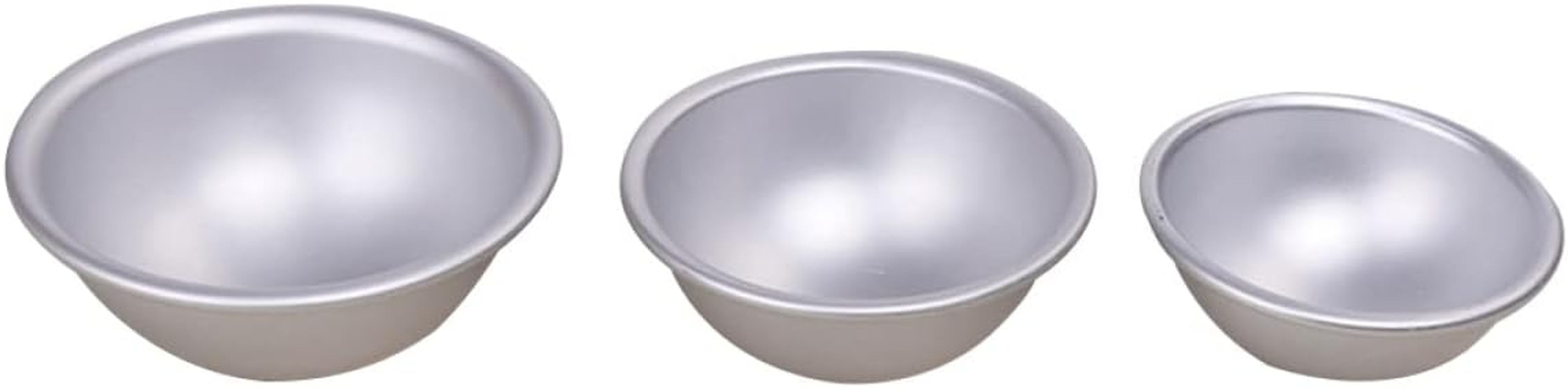 MAGICLULU 12Pcs DIY Metal Bath Bomb Molds Bath Salt Molds Handmade Soap Boys and Girls Bombs Making Kit image number 4