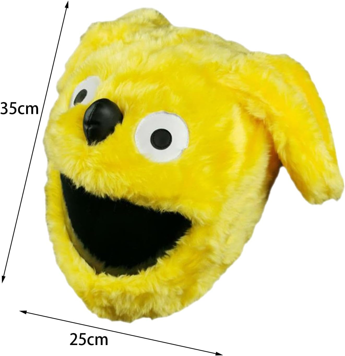 Helmet Cover, Cartoon, Motorbike Soft Protective Plush Eye Catching Style for Full Face Helmets Men and Women Outdoor Helmet Protective Cover image number 5