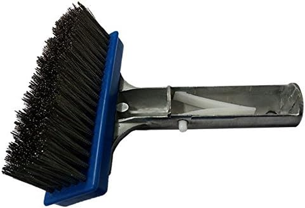 Aquatix Pro Heavy Duty Pool Brush, Durable 5" Swimming Pool Cleaner Brush Best for Tackling Stubborn Stains, Aluminium Handle & Stainless Steel Bristles, Suitable for Concrete & Gunite Pools. image number 4