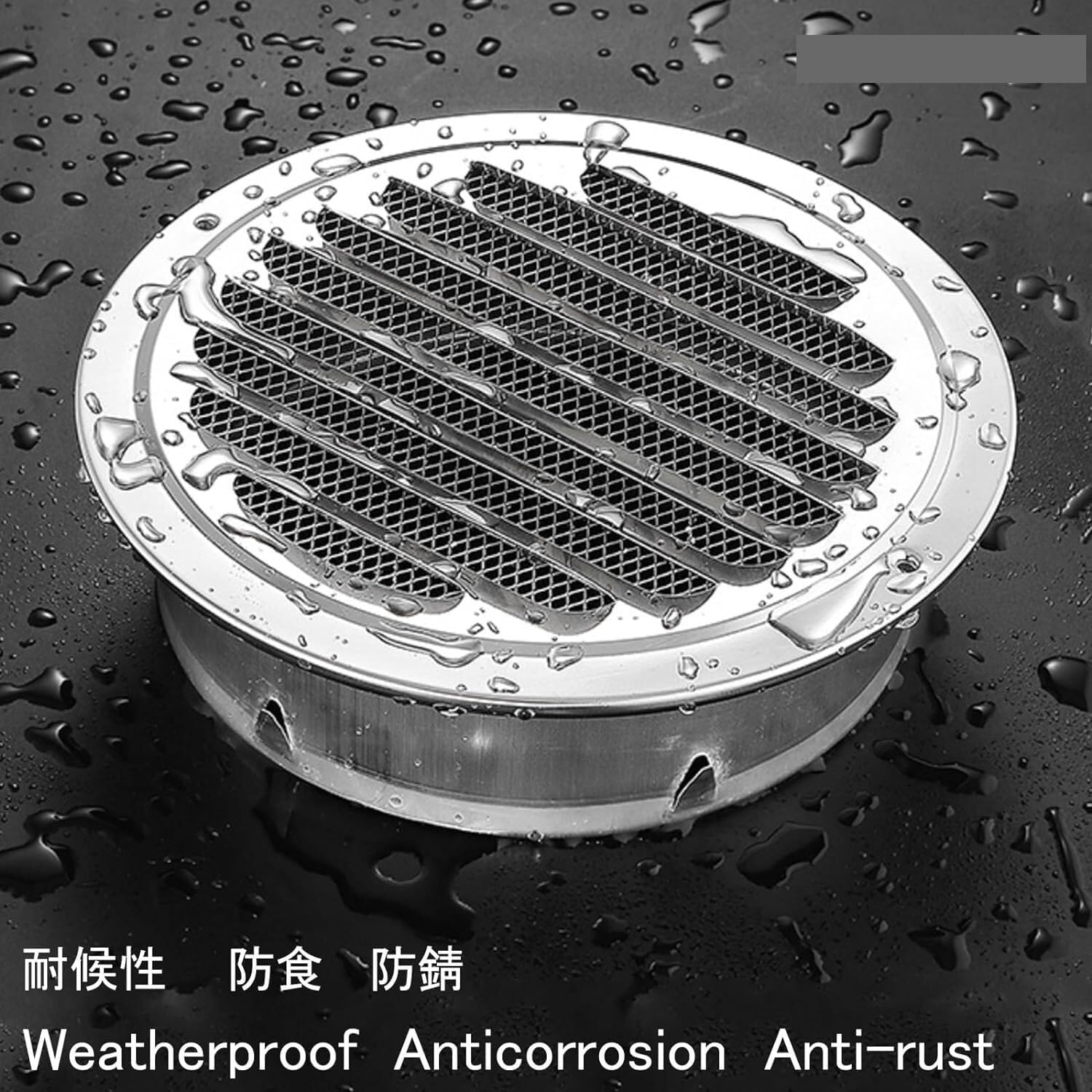 Vent Soffit Vents Exterior,Vent Cover, Air Circulation Ventilation round Vent Cover,Air Vents Louvered Hood Flat Ducting image number 1