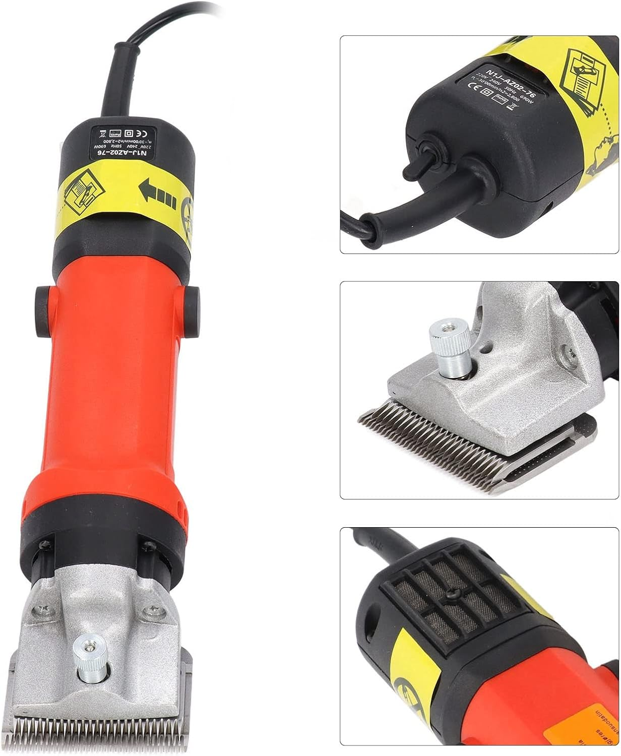 Electric Sheep Shearing Clipper Ergonomic Handle Farm Electric Universal Horse Hair Clipper (AU Plug 220‑240V) image number 5