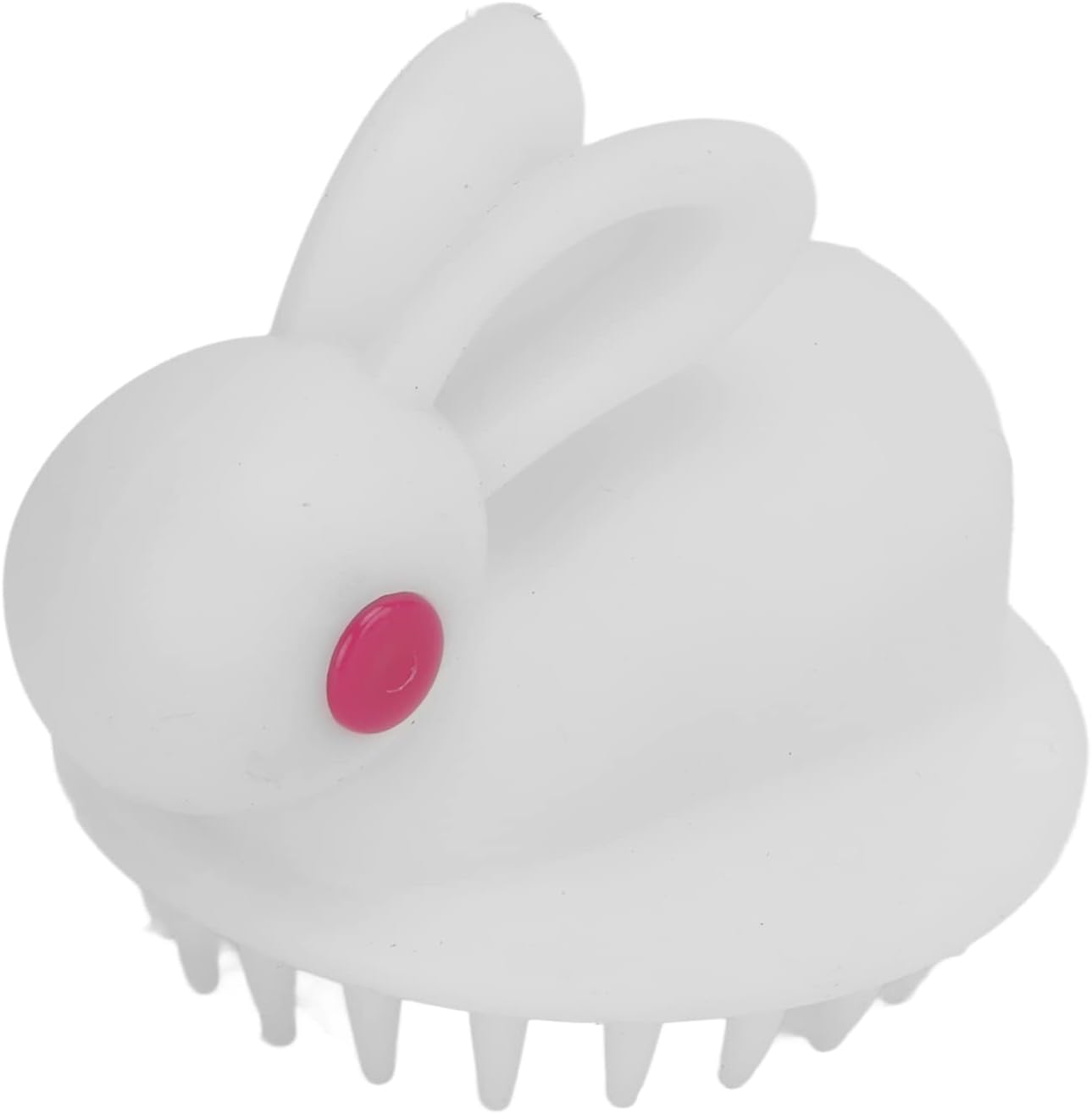 Finger Dog Grooming Brush, Rabbit Shaped Pet Shampoo Brush Pet Soothing Massage Comb Bathing Cleaning Tool, Pet Bath Brush for Long Short Haired Dogs and Cats image number 2