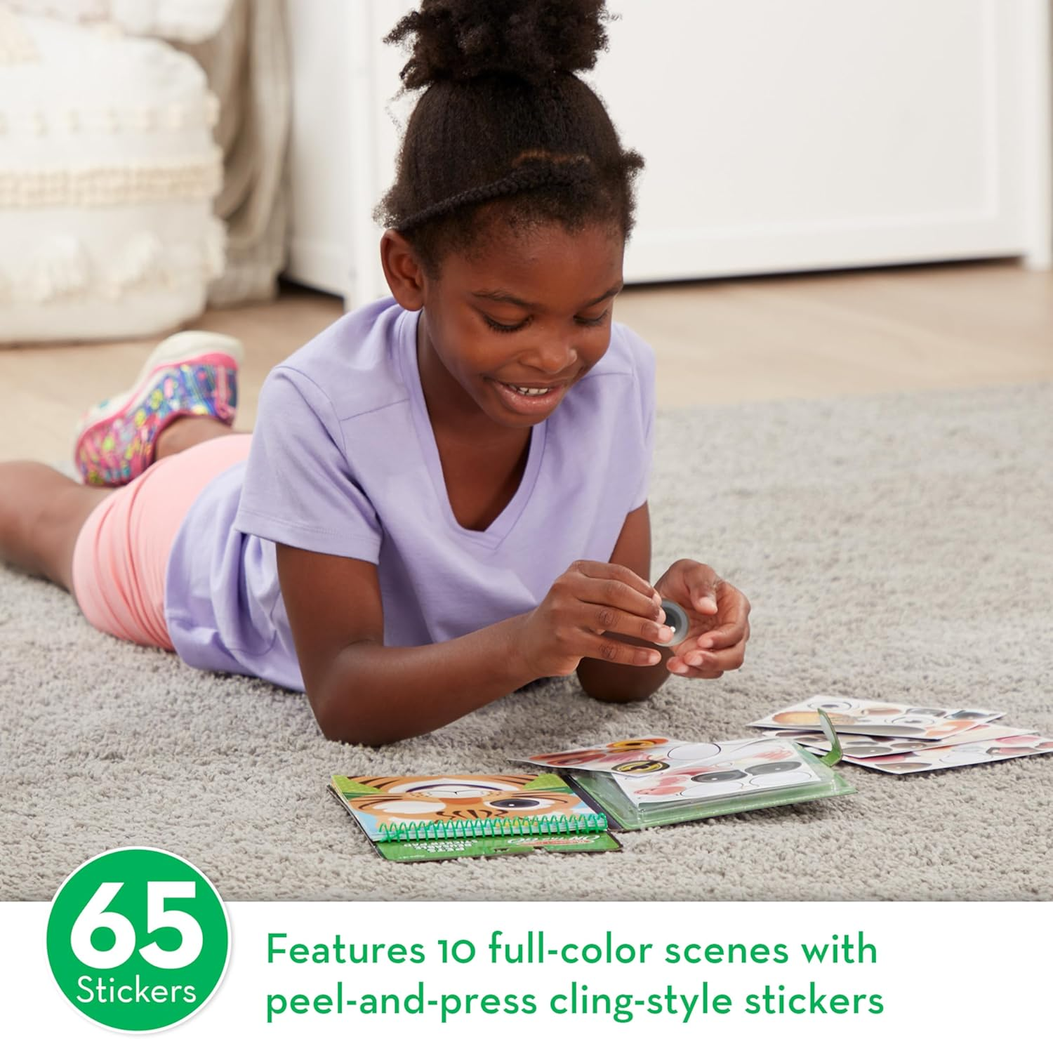 Melissa & Doug Make-A-Face Pets Reusable Sticker Pad image number 6