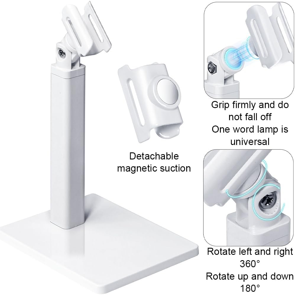 HHWRT Handheld Mini UV Light, Portable UV Light, Handheld UV Light for Gel Nails, Portable Mini Nail Dryer with Stand and LED Screen, Handheld LED Nail Lamp for Home Manicure and Nail Salon