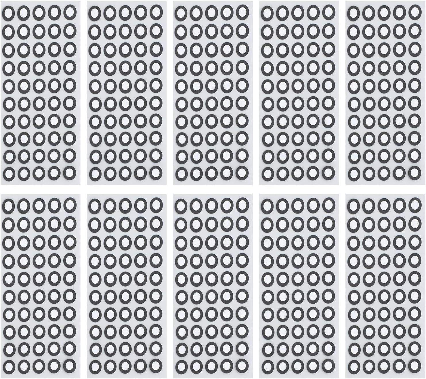 3D Scanning Marker, 1000 Pcs ID 6Mm OD 10Mm High Reflection Strong Adhesion 3D Tracking Dot Reference Point Marker for Scanning Tasks, Motion Capturing Fields image number 2