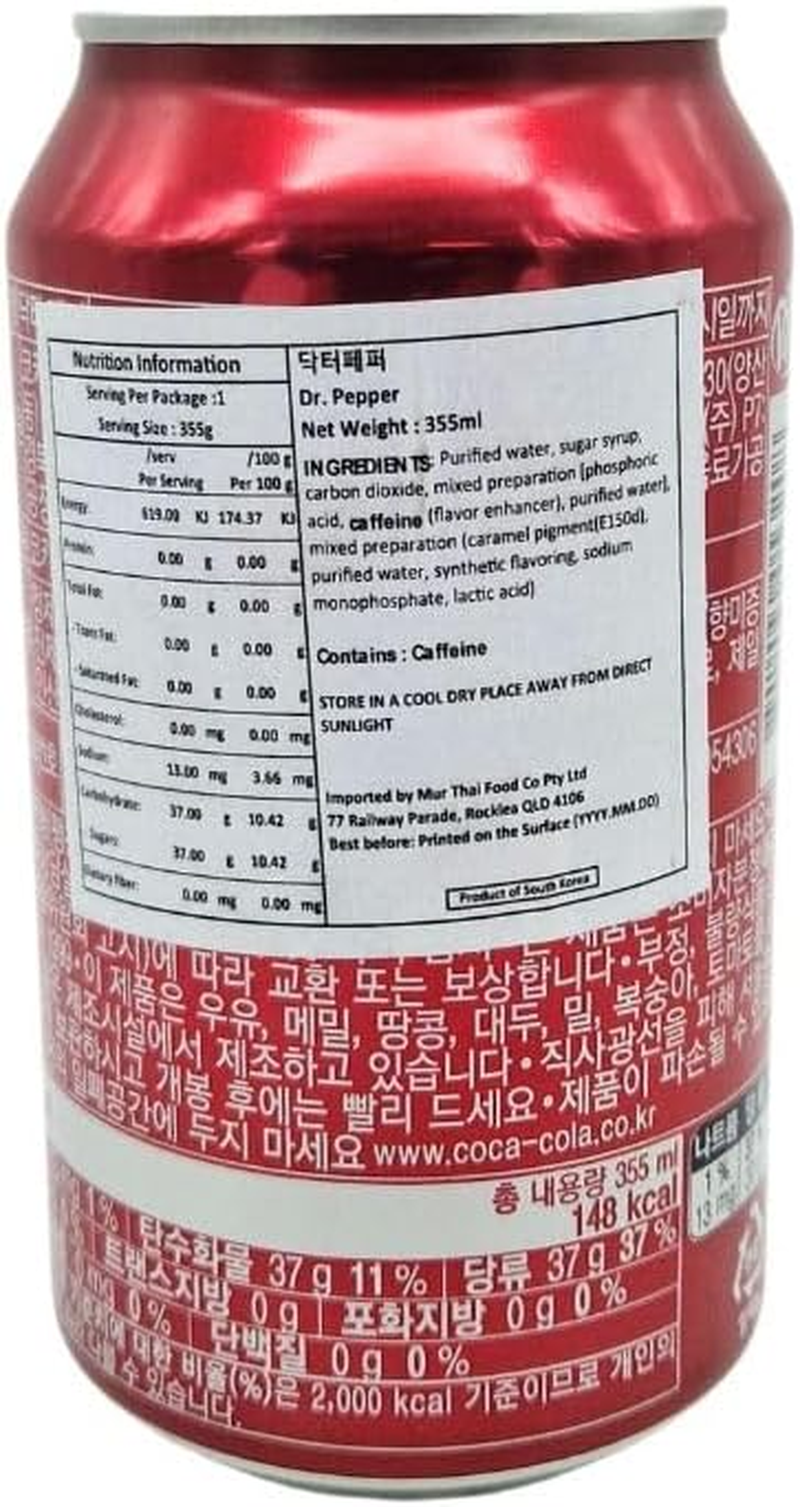 Dr Pepper Soft Drink 355 Ml image number 1