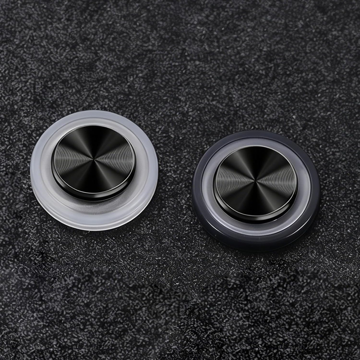 JANGJANG Mobile Joystick Game Controller, 2 Pack, Touchscreen Gaming Pad for Iphone, Ipad, Android Phones/Tablets, with Small Storage Case, Black & White image number 4