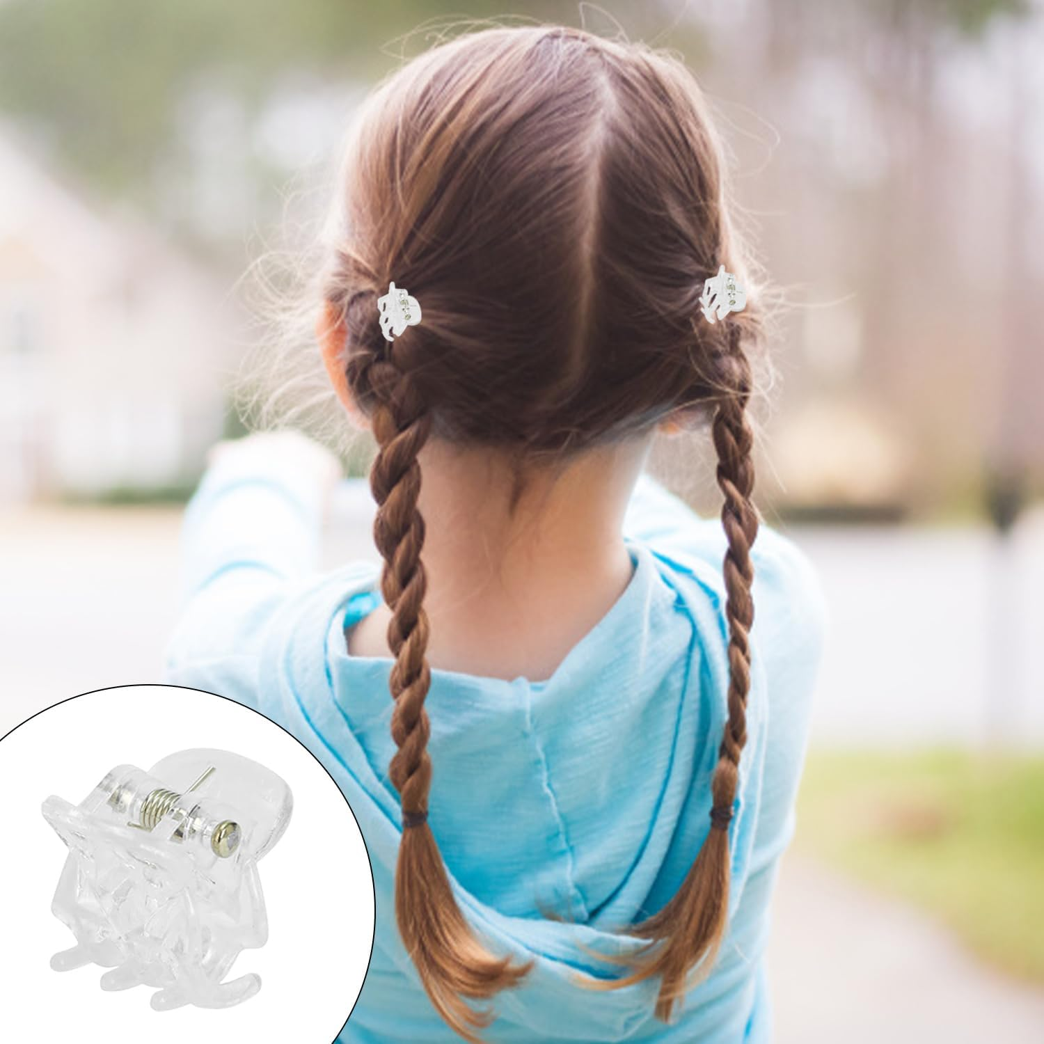 60 Pieces Mini Hair Pins, Simple Plastic Hairpin, Hairstyle Decorations, Slide Hair Pins, Hairdressing Fixing Tools image number 1