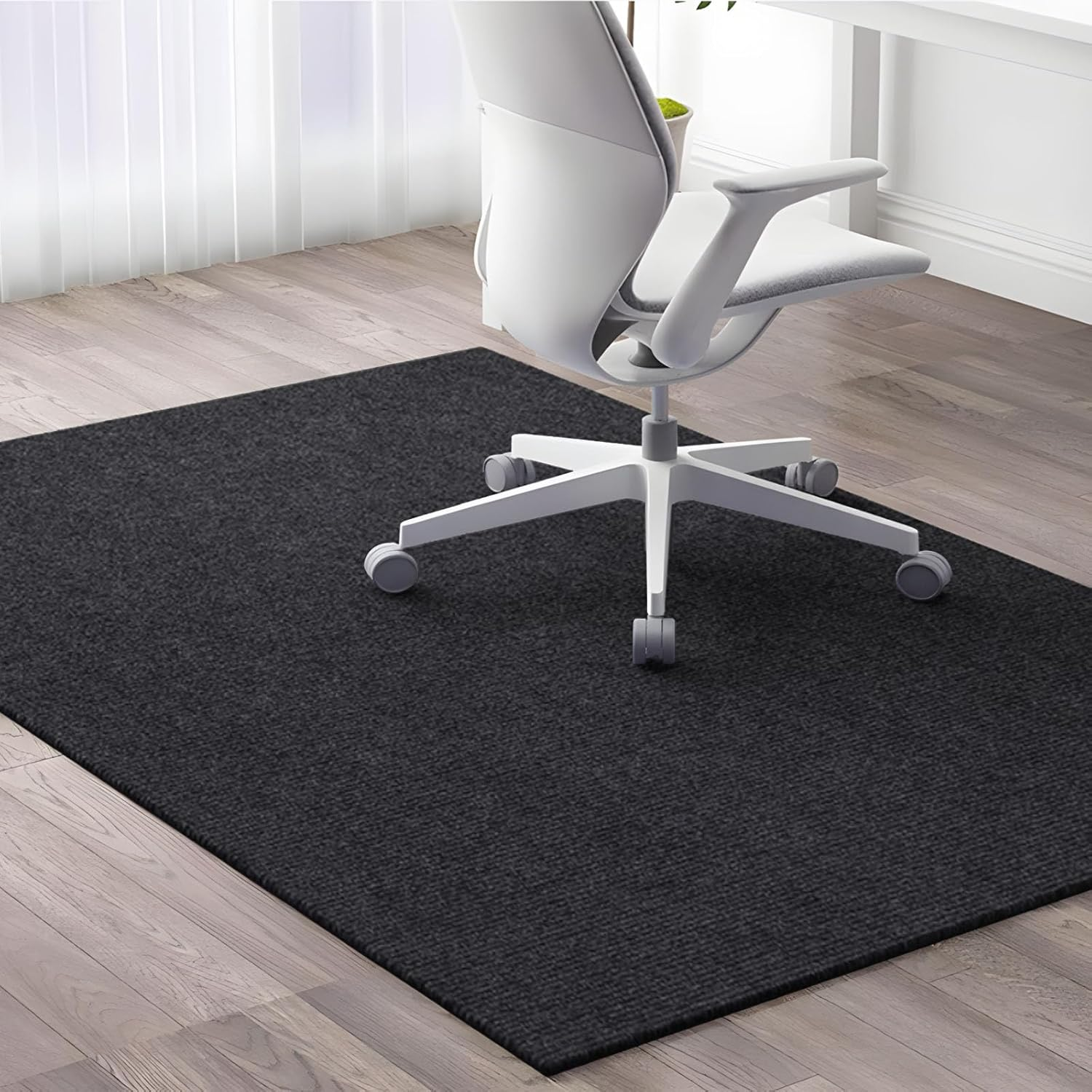 DAWNTREES Office Chair Mat for Hardwood & Tile Floor,140X90Cm Large Anti-Slip Computer Desk Chair Protector,Gaming Rolling Chair Mat,Under Desk Chair Mats for Home