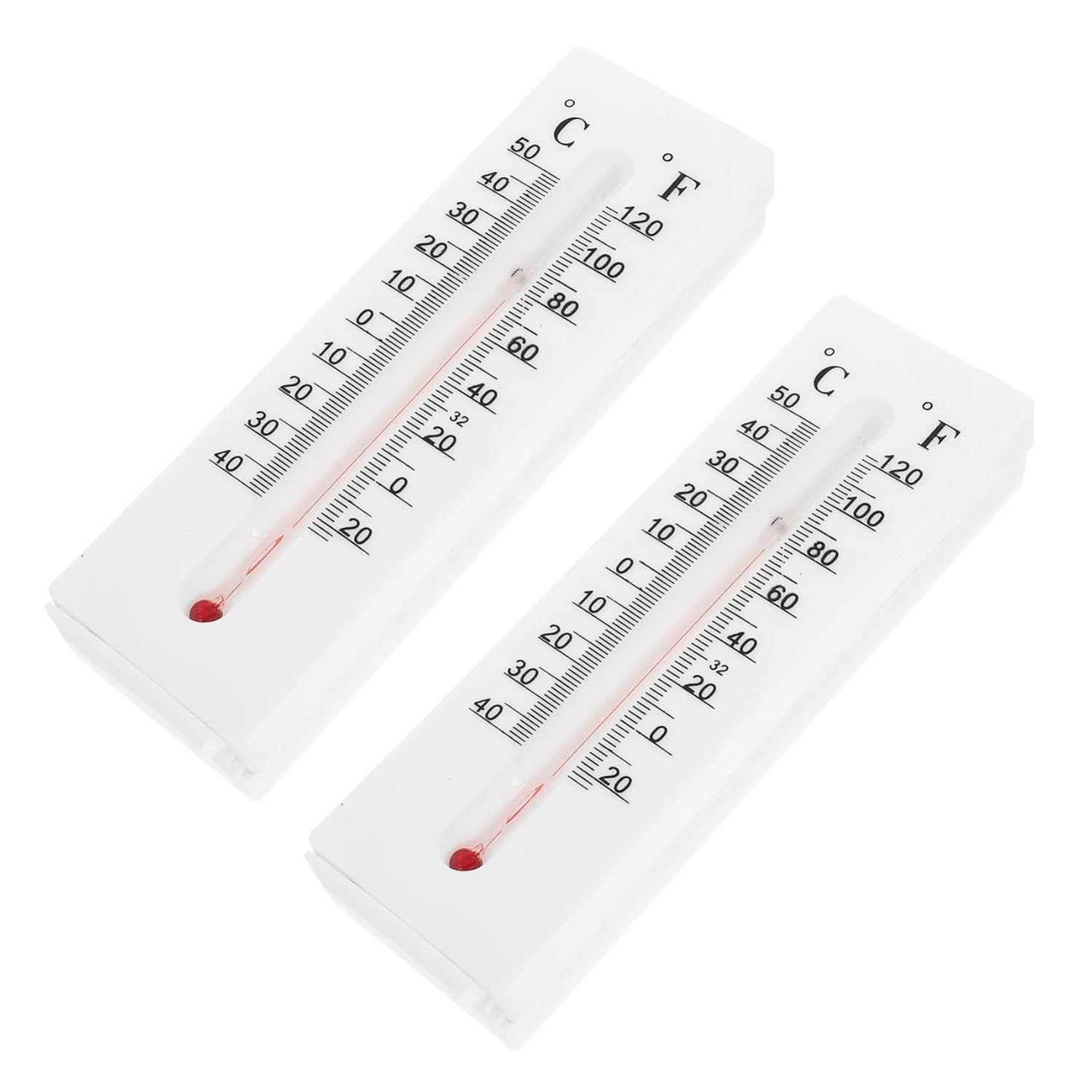 2Pcs Thermometer Key Hider Outdoor Wall-Mounted Hidden Key Holder Box for Indoor and Outdoor Use Plastic Decorative with Space-Saving Design image number 2