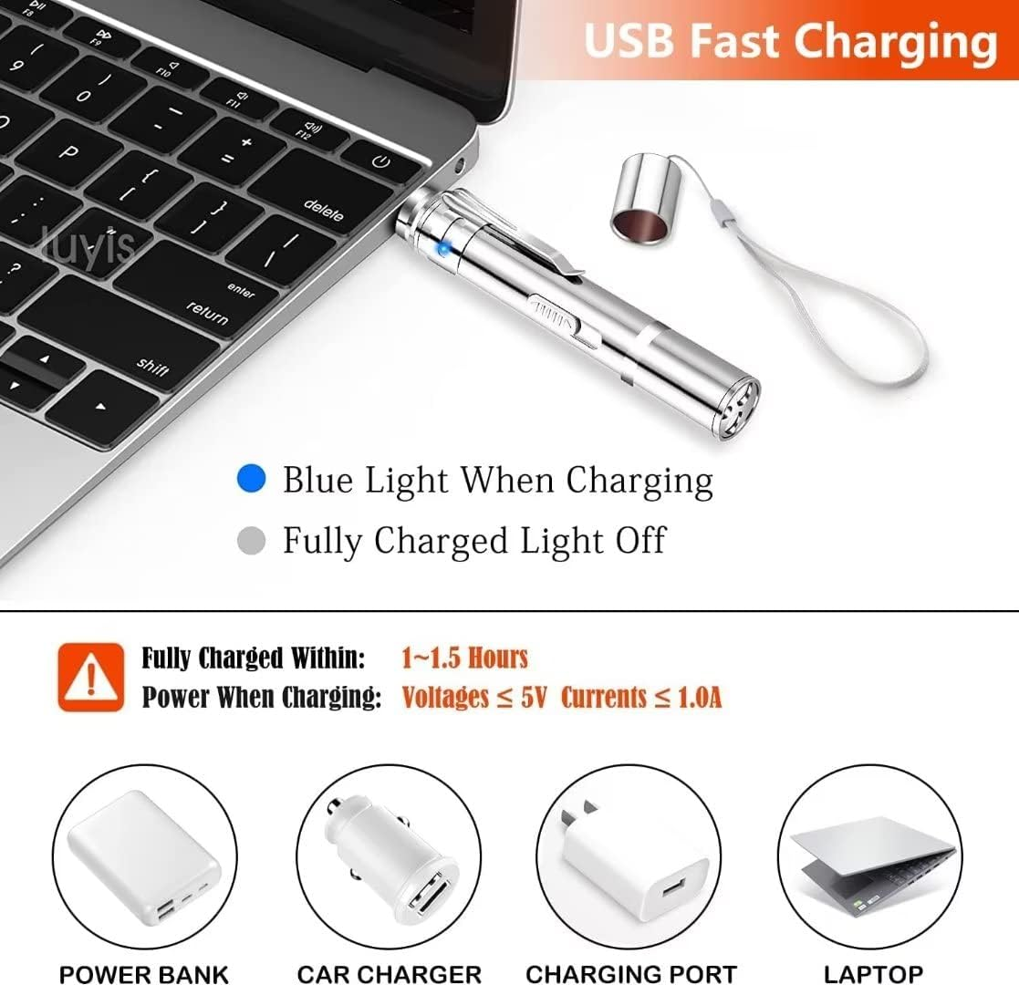 Laser Pointer Cat Toy,Cat Toy Interactive Red Dot Dog Laser Pointer Toys for Indoor Cat and Dog Play,Usb Recharge Long Range 3 Modes Lazer Playpen image number 2