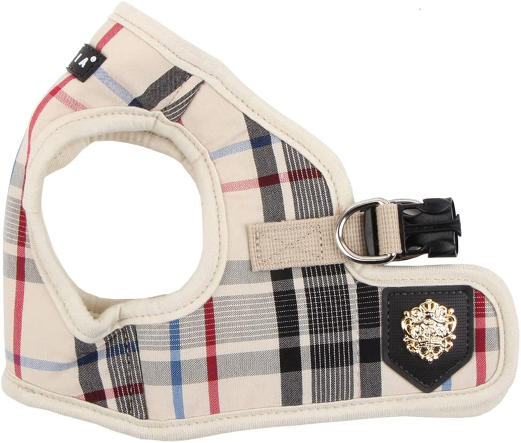 Puppia Authentic Junior Harness B, X-Large, Beige (PAMA-AH978-BE-XL)