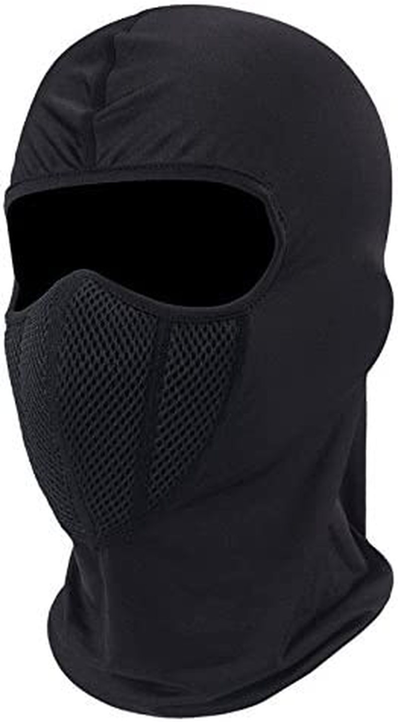 Nomel Ski Motorcycle Cycling Balaclava Full Face Mask Neck Scarf Windproof Outdoor AU (Black) A43 image number 2