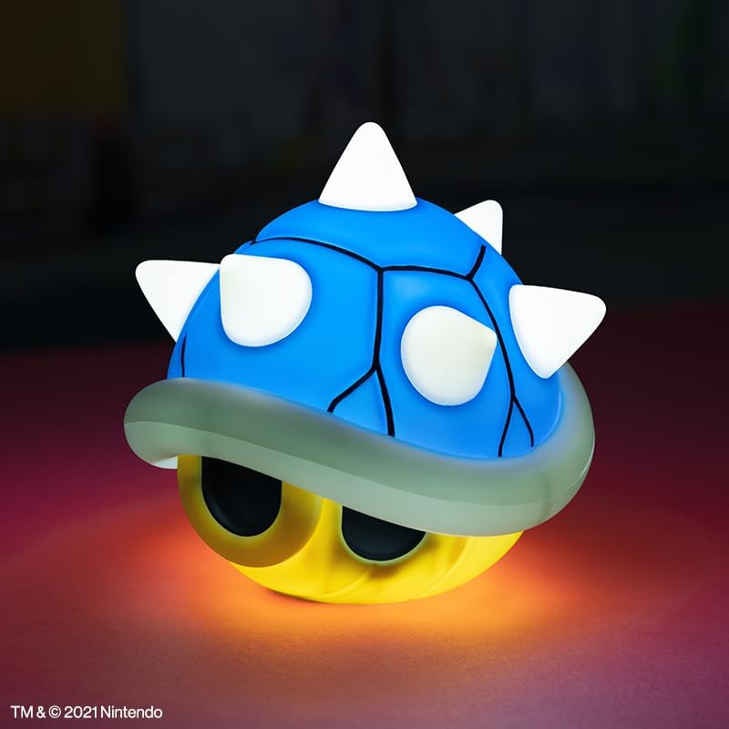 Paladone Super Mario Blue Shell Light with Sound | Gaming Home D&eacute;cor | Officially Licensed Nintendo Merchandise image number 3