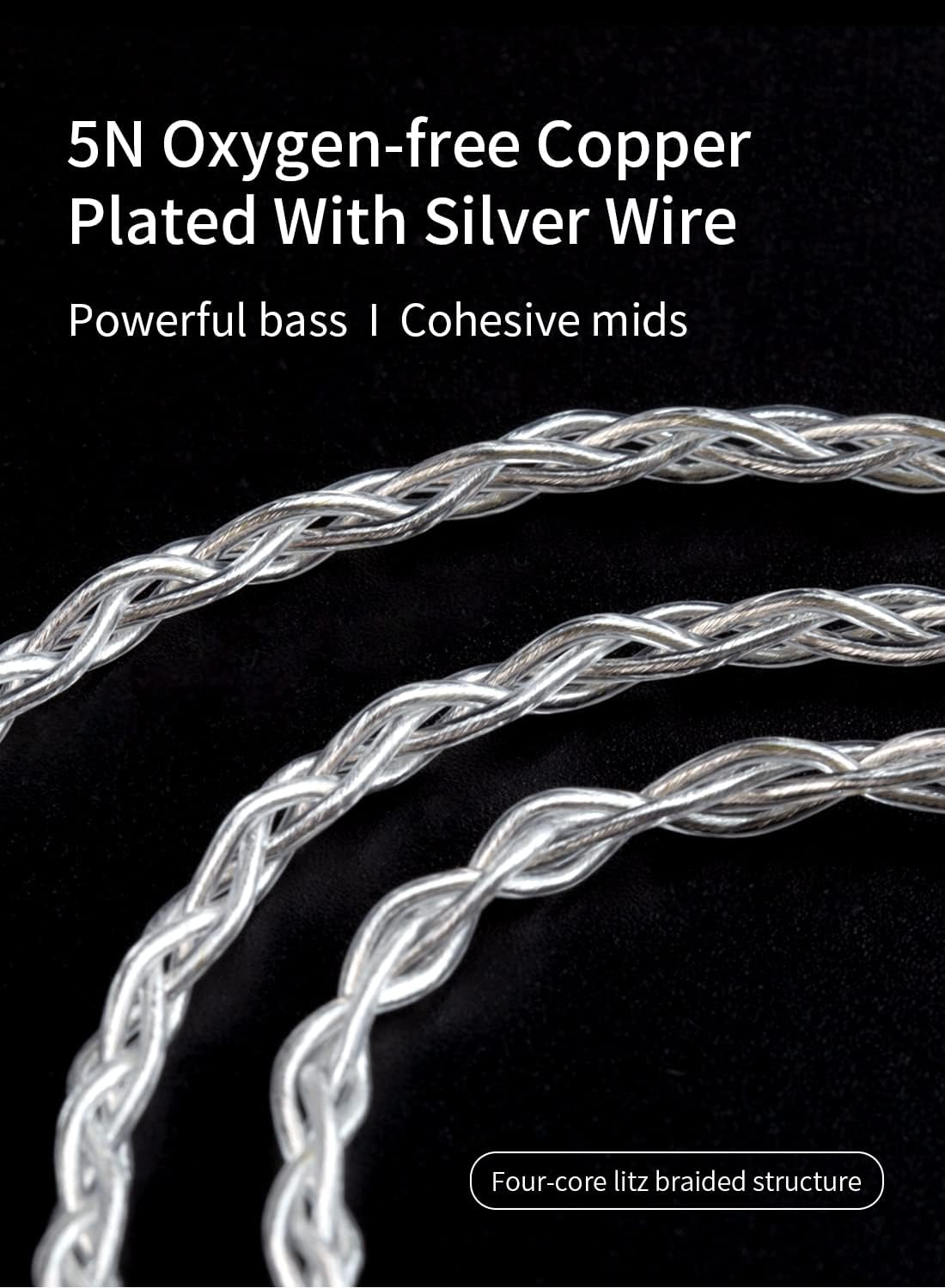 Yinyoo TRI Star River In-Ear Monitors Earphones, Wired Earbuds Headphone IEM with 4 Tuning Modes,10Mm High-Performance Beryllium DD, Hifi Stereo for Musician Singers (Green, 3.5Mm Plug) image number 4