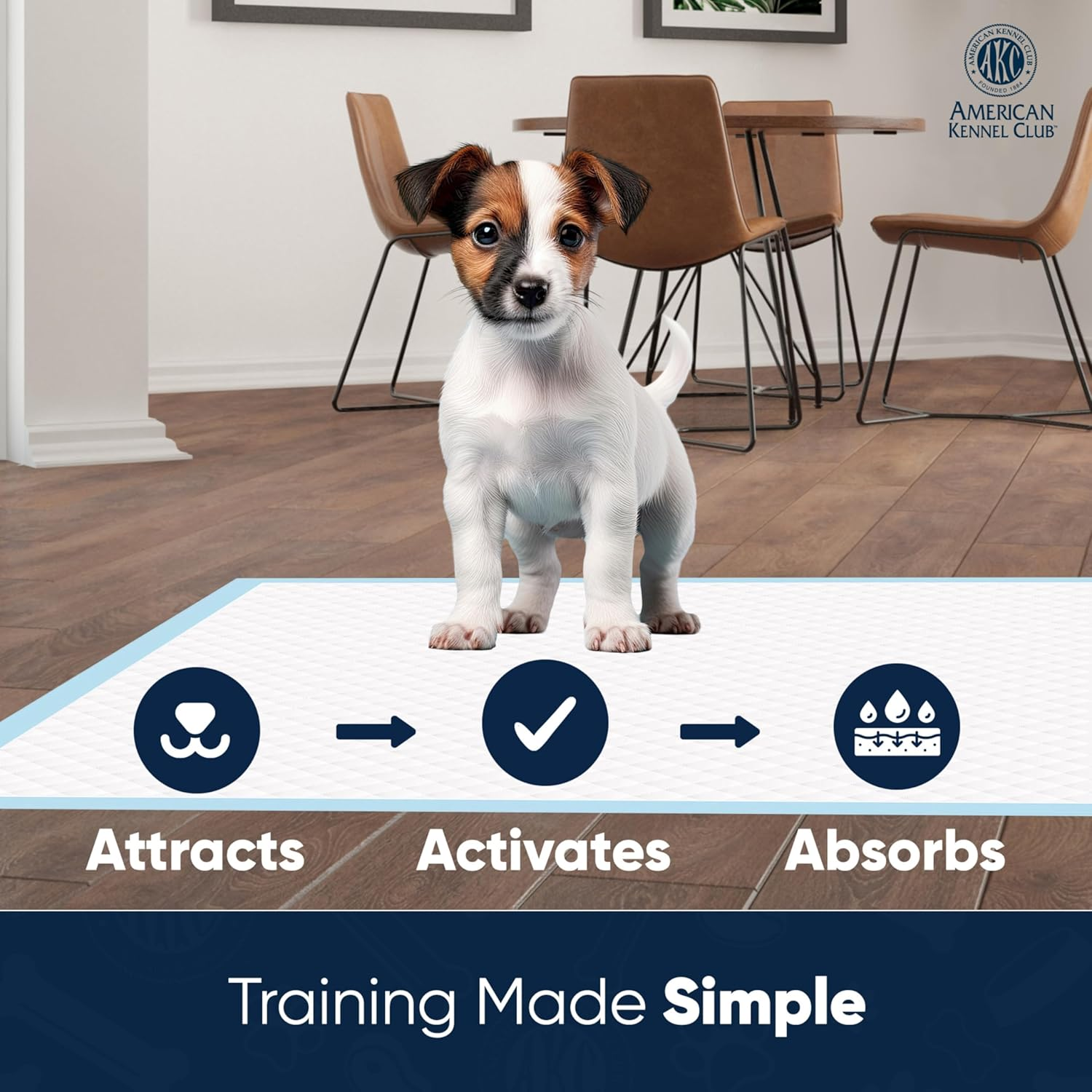 Ultra Absorbent Odor Control Scented Training Pads for Dogs Leak-Proof Quick Dry Gel &ndash; 22 X 22 Puppy Pads - Lemon Scented - Pack of 150 image number 4