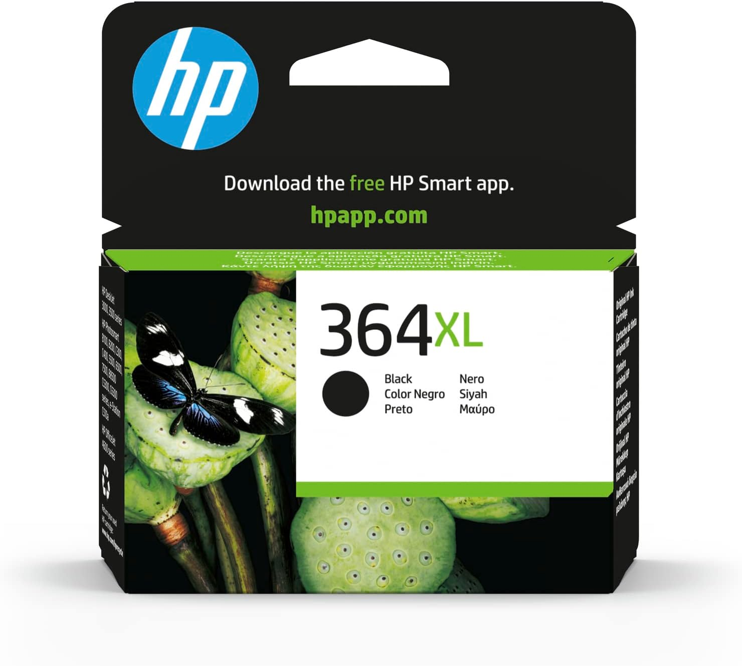 HP CB316EE 364 Original Ink Cartridge, Black, Single Pack - High Yield, Black