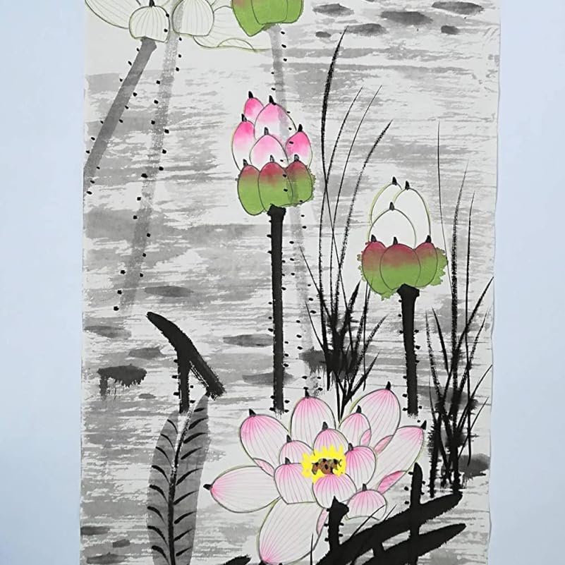 SEWACC Thickened Rice Paper Roll Perfect for Calligraphy Painting Chinese Art Kanji Sumi Writing and Seal Making 50M X 40Cm image number 5