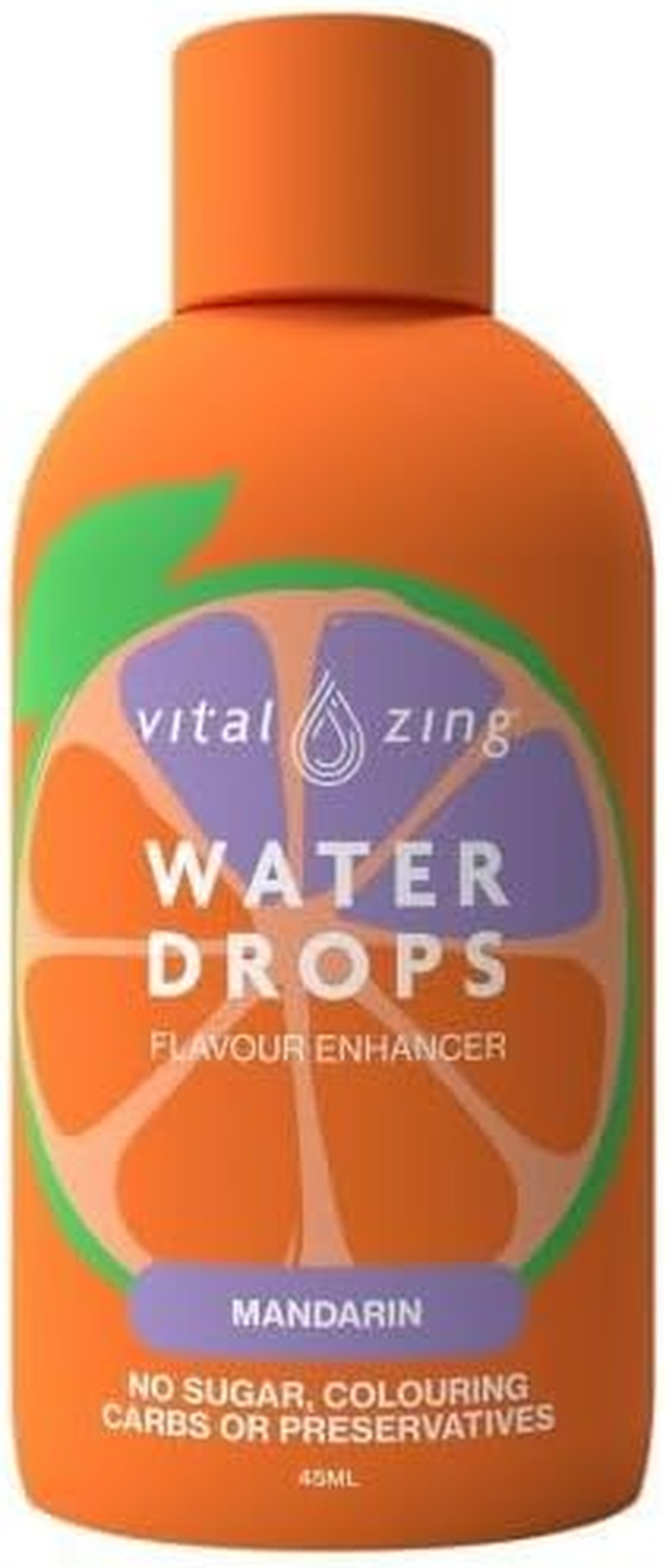 Vital Zing Stevia Mandarin Water Drops 45 Ml image number 1