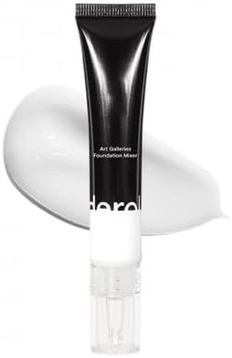 Foundation Color Corrector, Liquid Foundation Mixing Pigment, Lightweight and Easy to Blend with Foundation, Sweat-Proof Long Lasting Silky-Smooth Liquid Foundation, White image number 3