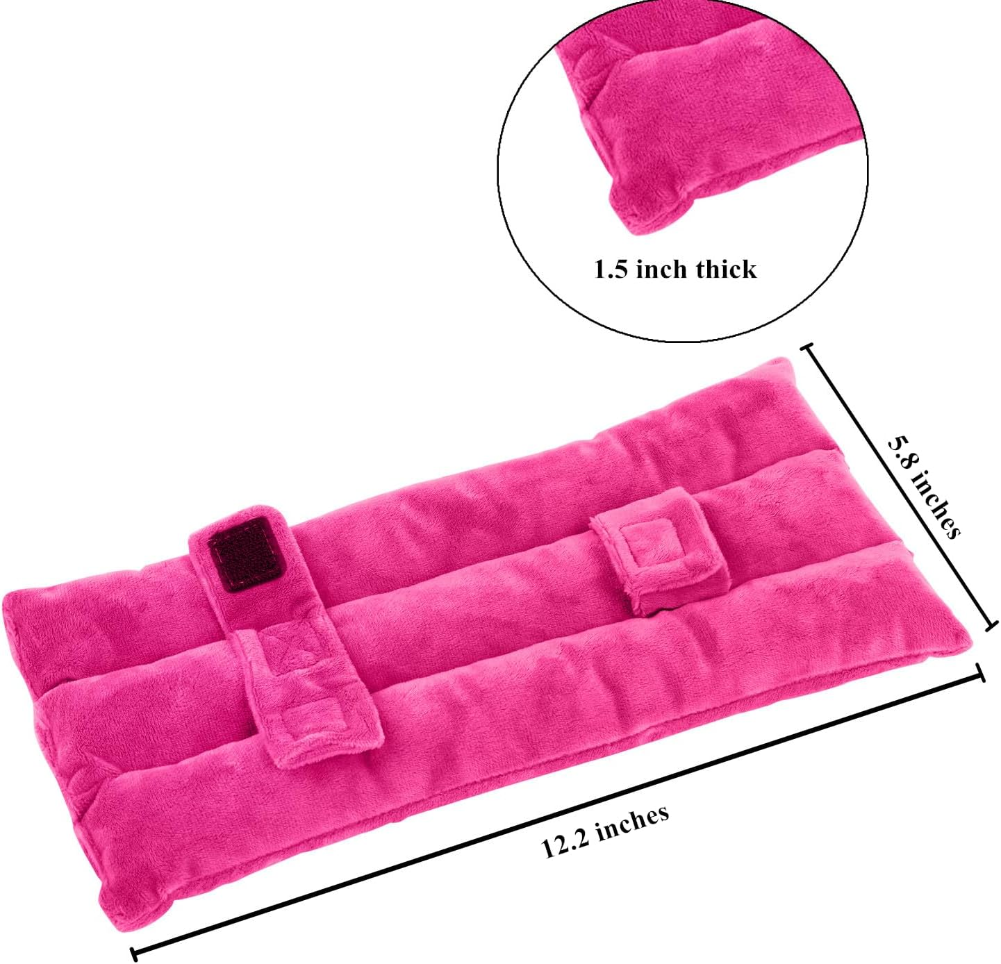 Seat Belt Pillow for Mastectomy Post-Surgery, Heart Surgery Recovery Support Cushion for Chest Chemo Port Pacemaker Bypass Hysterectomy Recovery Pillow (Dark Pi-Nk) image number 5