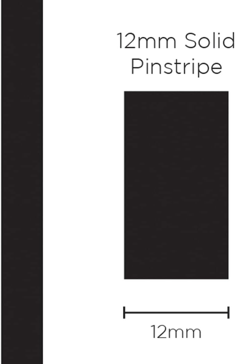 SAAS 12Mm Pinstripe, Solid Black (10M) - 11401