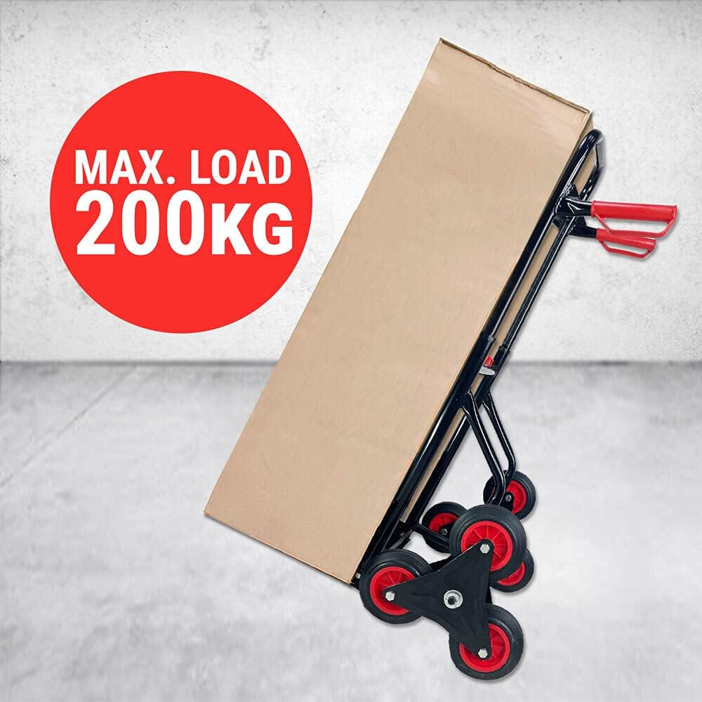 Foldable Stair Climber Hand Trolley Steps Truck Climbing Cart Transport Luggage image number 4