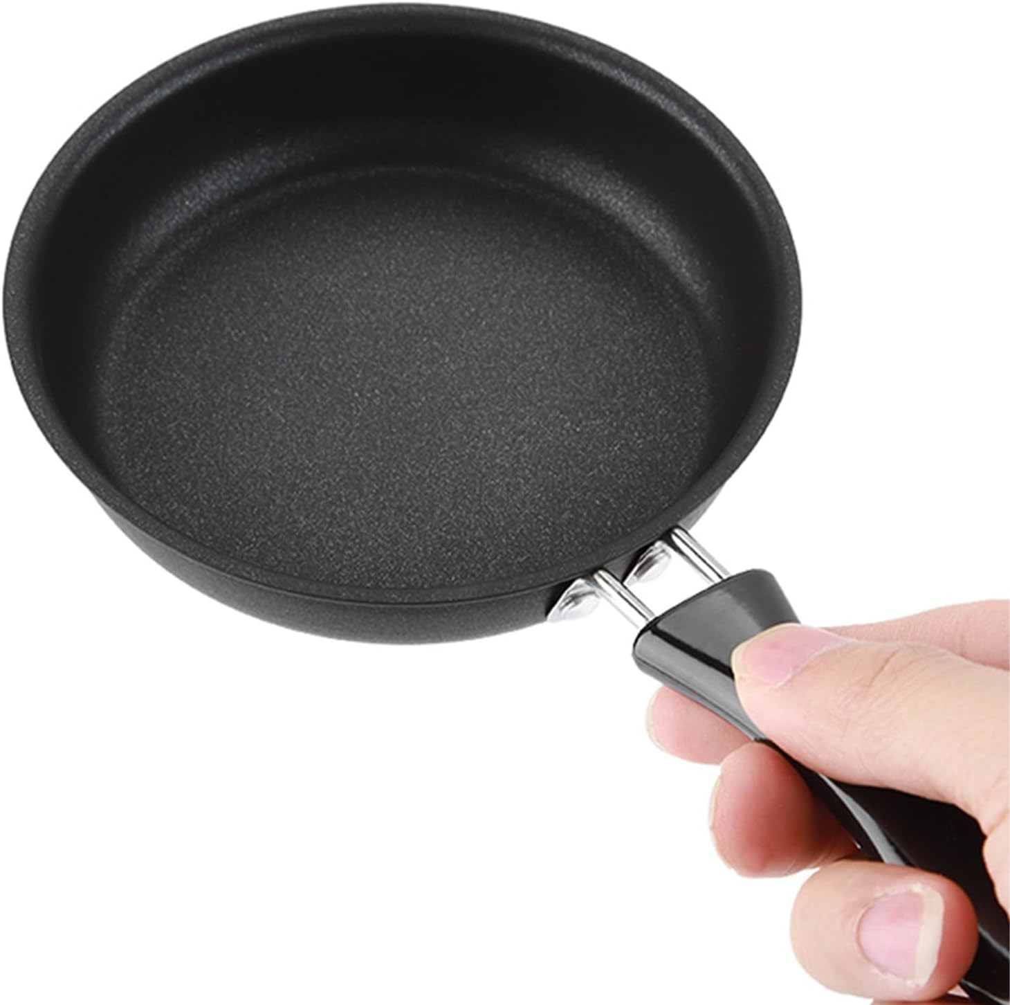 Nonstick Frying Pan Portable Frying Pan Poached Egg Household Small Kitchen Cooker - Frying Pans image number 6