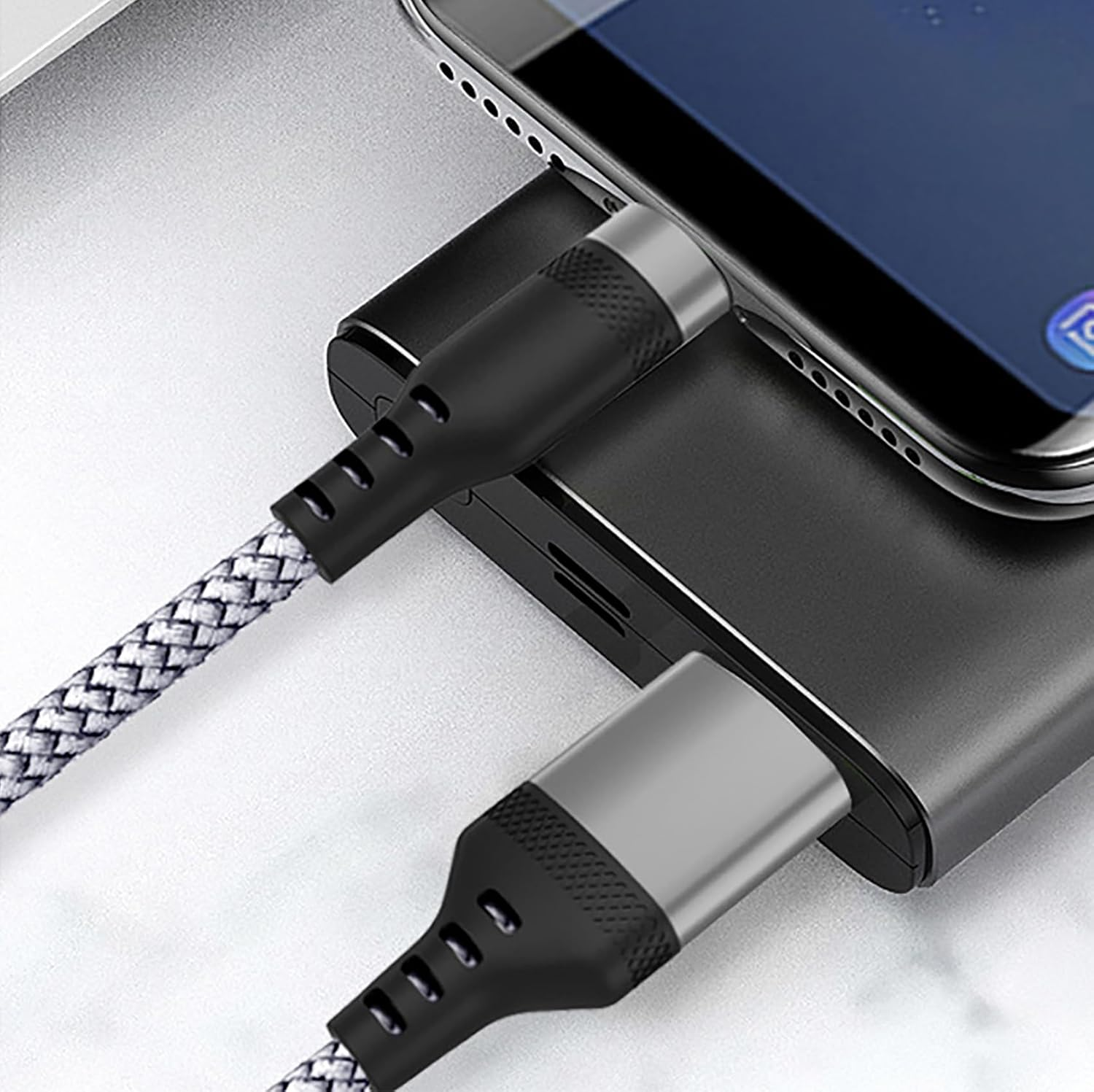 Tunghey Long Micro USB Cable Android Charger with Gold-Plated PS4 Charger Cable - High Speed 2.0 USB a Male to Micro USB Nylon Braided Cable for Android Phone (3M) - 3M image number 2