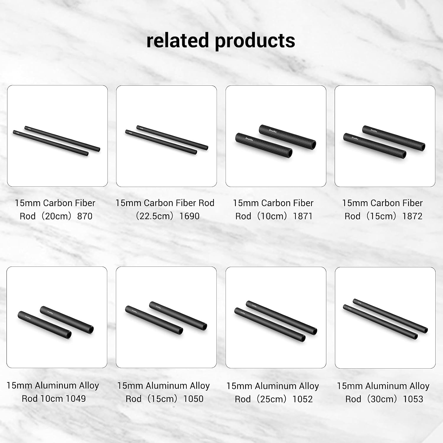 SMALLRIG 90 Degree 15Mm Rod Clamp for Video Camera DSLR Rig - 2069 image number 1