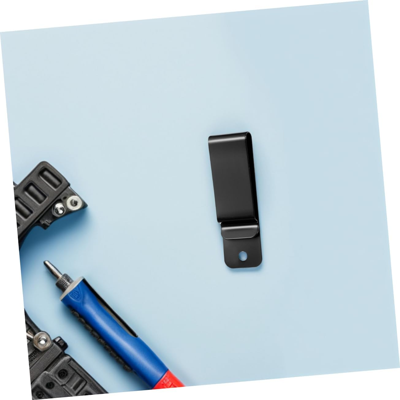 BESPORTBLE Reusable Belt Clip Metal Spring Clip for Keys Phone Wallet Stylish Sling Strap Outdoor Gear Holder Men Daily Use 12Pcs image number 6