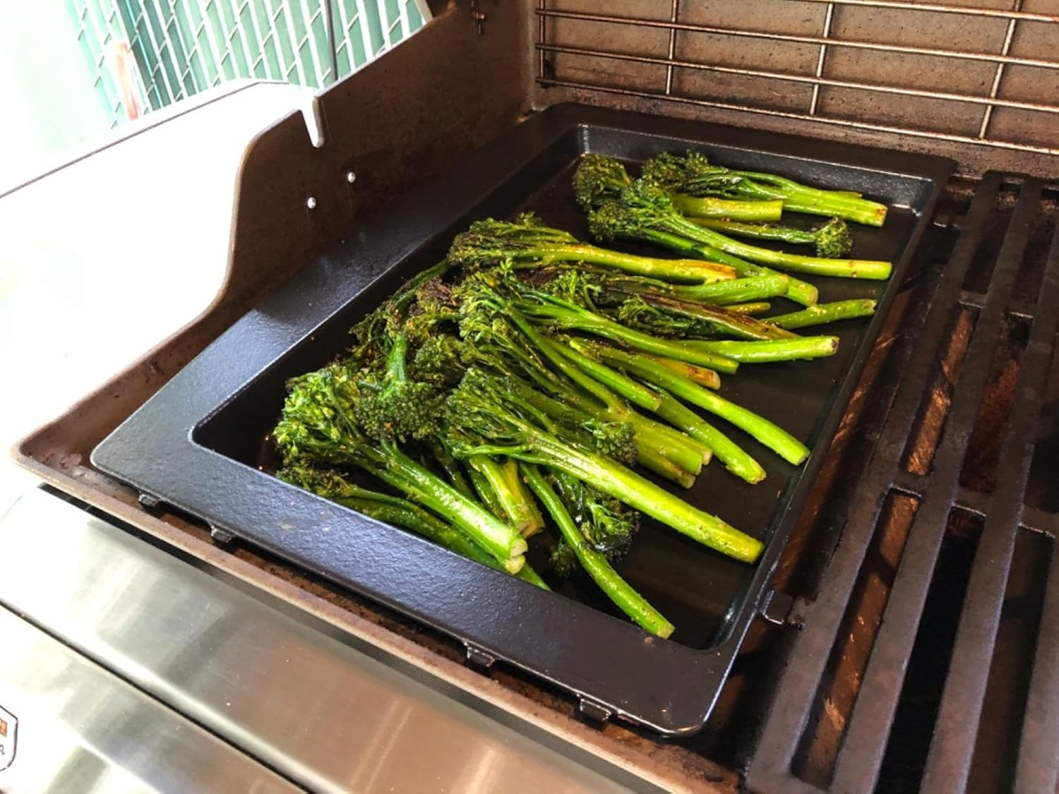 7599 Cast Iron Griddle for Weber Genesis II 300/II 600 Series Gas Grill, Replacement for Weber Genesis II LX 3/6 Series Burner Grills, Genesis II E-310/315/325/330/610 S-310/335/345 LX E/S-640 image number 2