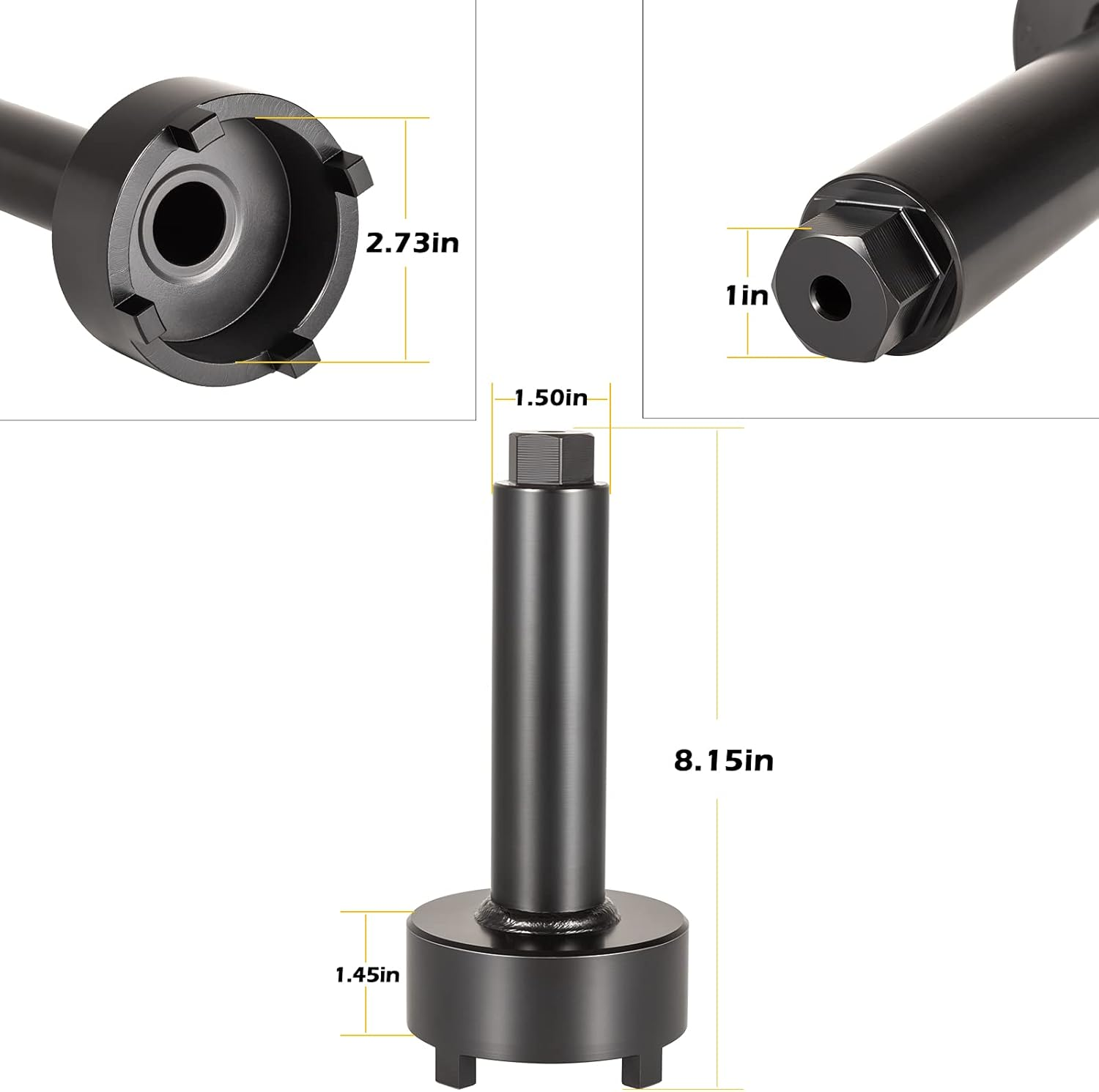 Bearing Carrier Retainer Wrench Tool Fits for Mercury Mercruiser Alpha One Bravo One Generation II TRS Outdrives, Alternative to 91-61069, 91-61069T, 18-9858 image number 1