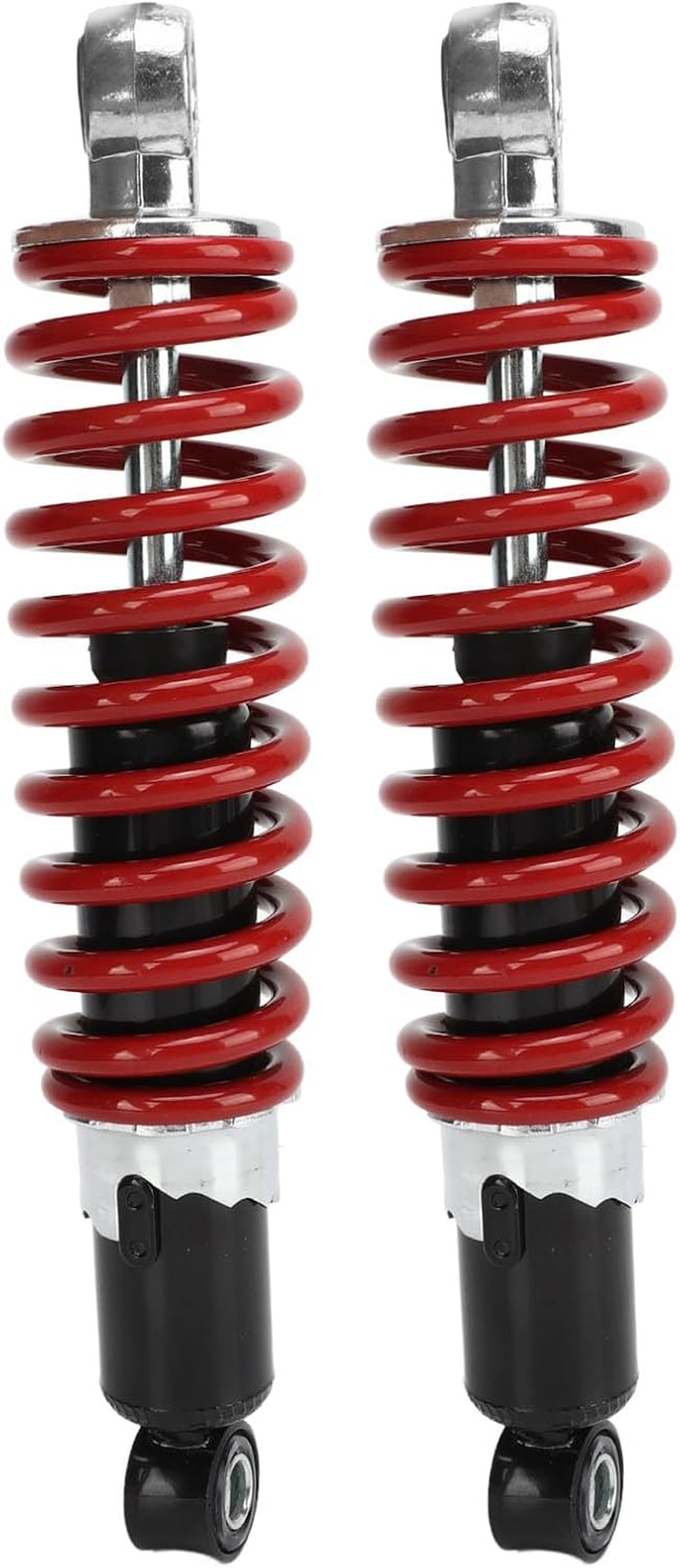 2 Pcs Suspension Shock Absorber, 250Mm Hole Center Distance, Adjustable Spring Suspension Damper for Dirt Pit Bike ATV Go Kart image number 3