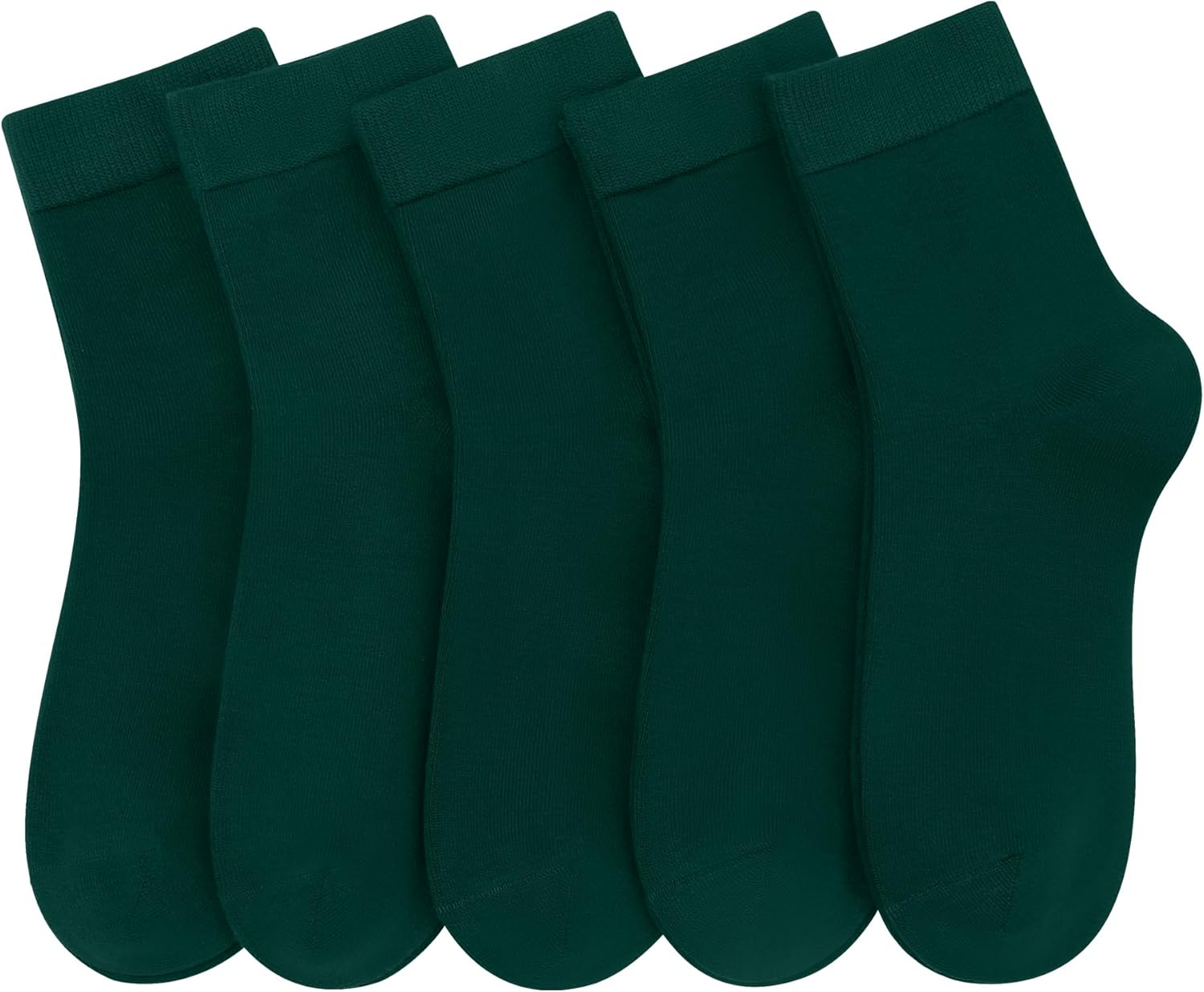 Women Thin Cotton Socks Comfort Breathable Bootie Socks above Ankle Crew Socks 5 Pairs