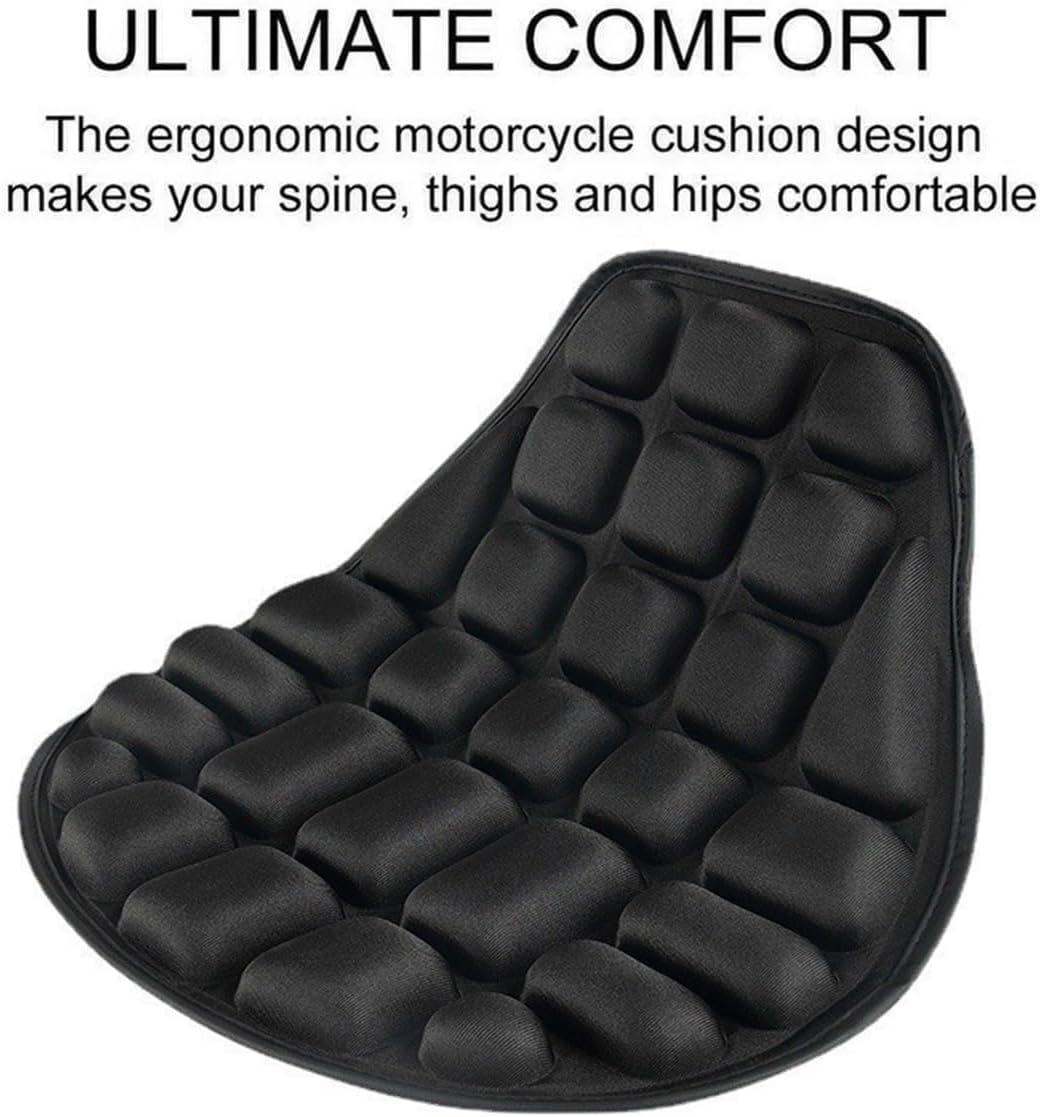 AIMALL Lycra Motorcycle Seat Cushion Waterproof Breathable Anti-Slip Cover for Electric Scooter Moped No.9 Calf Bike Seat Accessories 14.17X5.71X13.38In image number 2