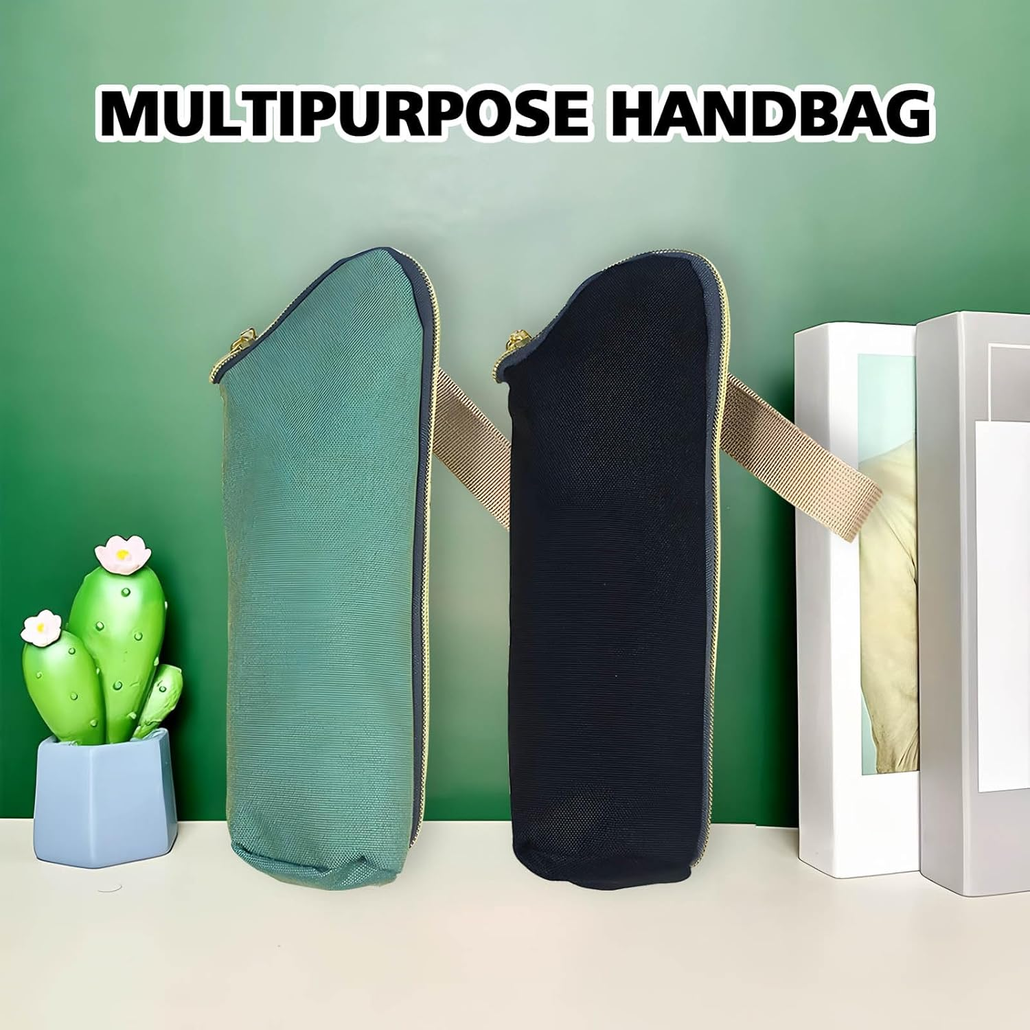 2Pcs Insulated Baby Bottle Tote Bags - Baby Bottle Warmer Bag & Breastmilk Cooler Bag | Leakproof Feeding Bottle Bag for Daycare, Travel, Stroller | Durable Waterproof Design with Hanging Clip image number 6