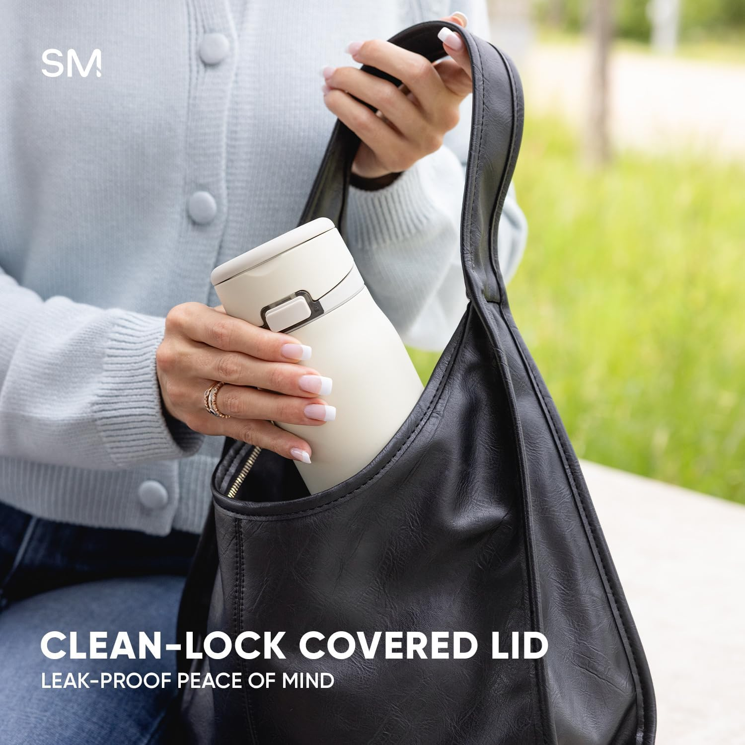 Simple Modern Mesa Loop Water Bottle with Straw | 30Oz Cup Holder Friendly Insulated Stainless Steel Bottles for Travel, Sports and School | Velvet Pink image number 3