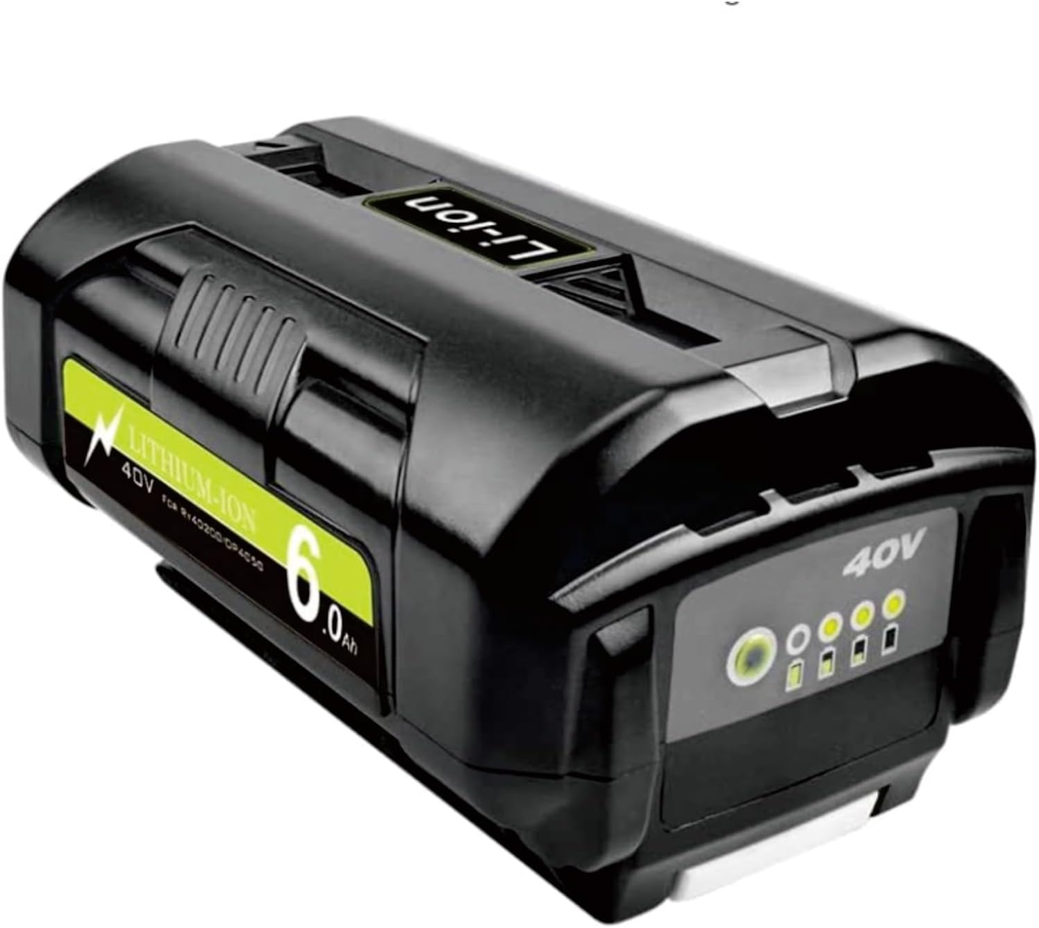 6000Mah 10S2P 18650 Battery Pack RYO40B Li-Ion Battery 40V Replacement for RYOBI 40V Battery OP4026A
